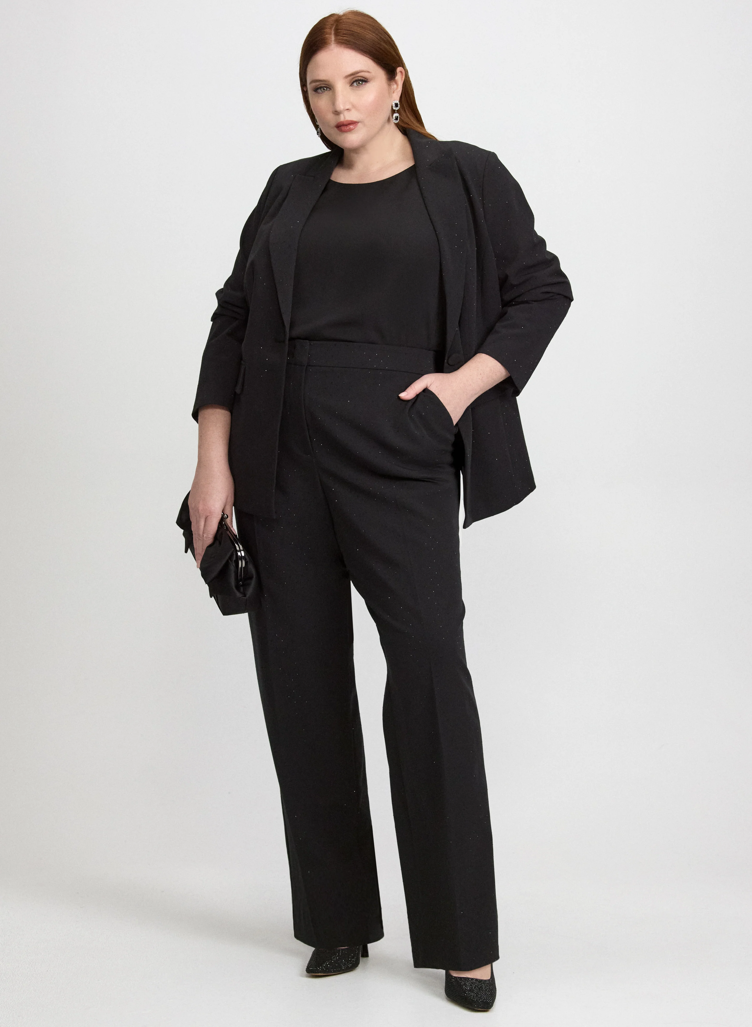 Olivia Wide-Leg Pants with Stud Details - Image 5
