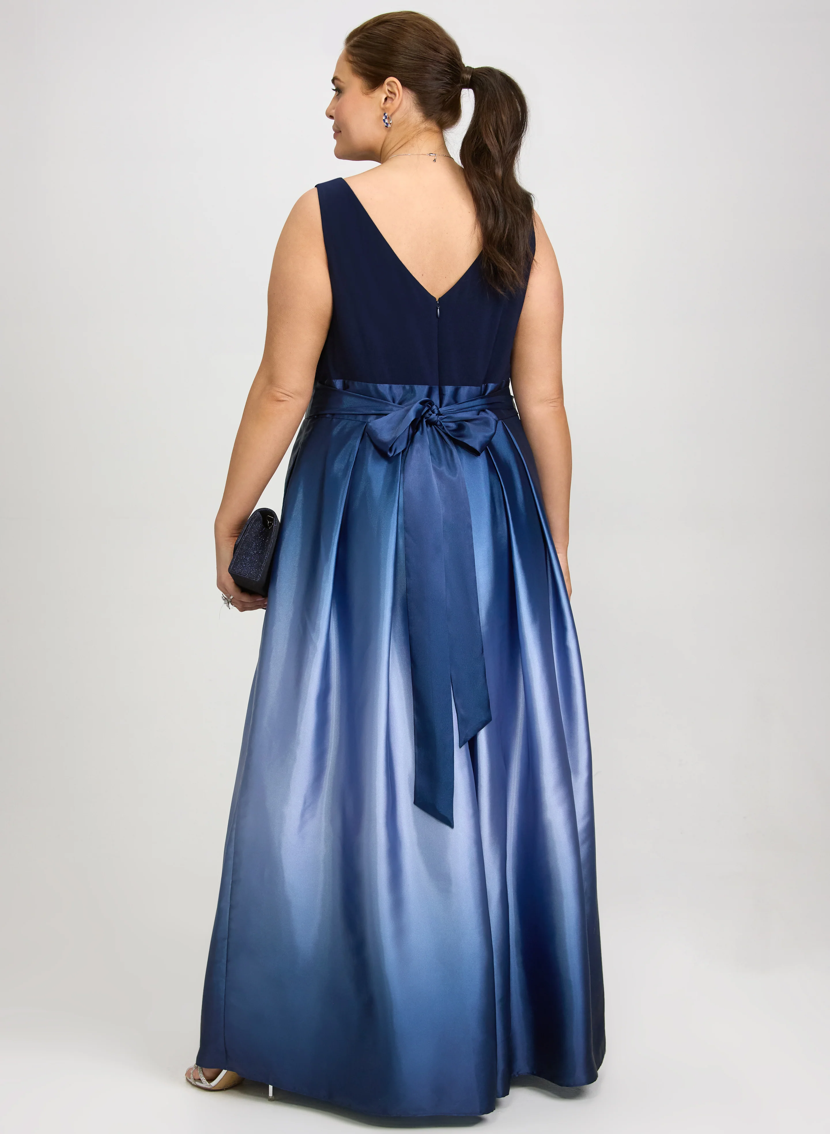 Ombre Charmeuse Dress - Image 3
