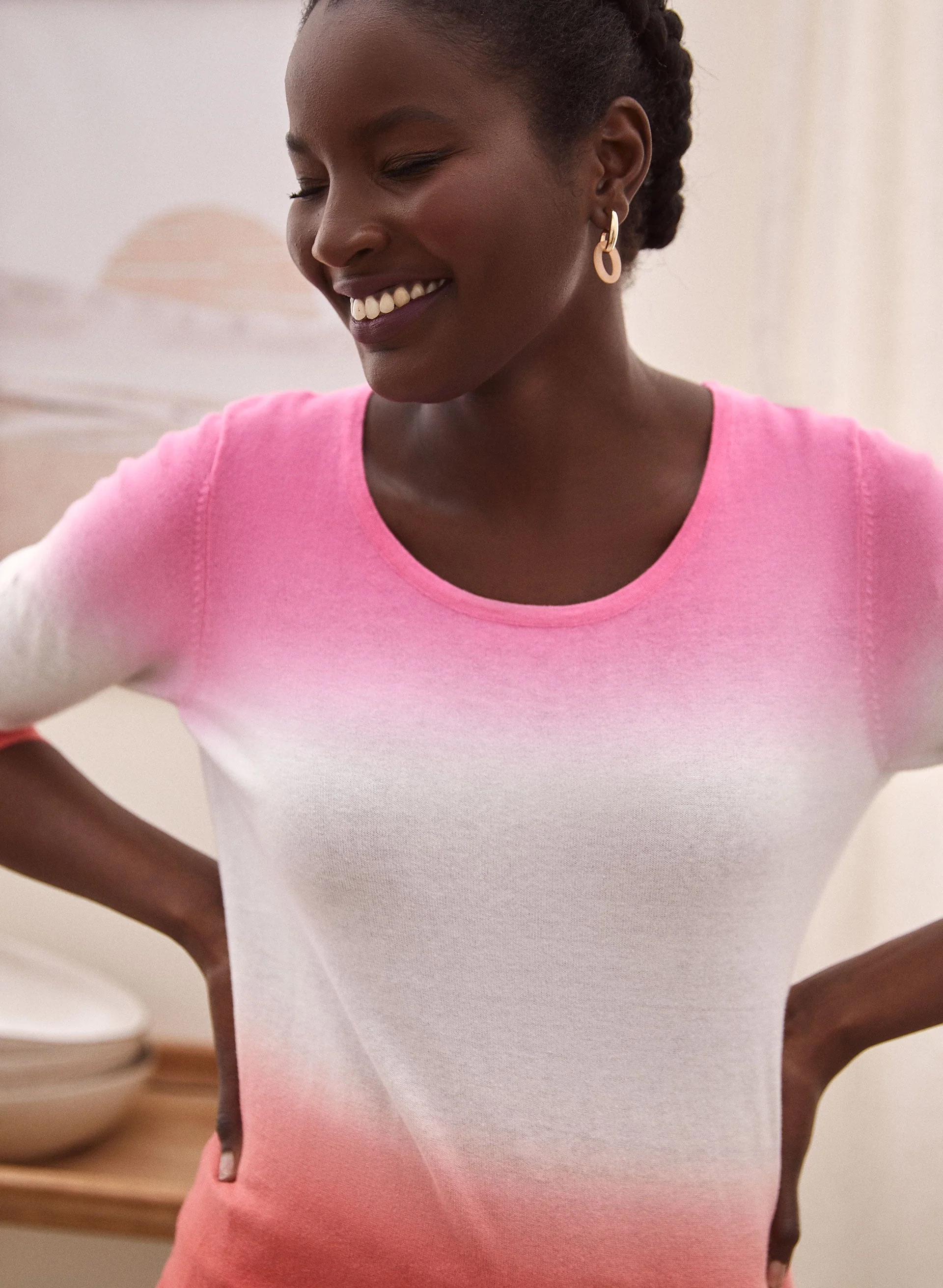 Ombré Dip Dye Sweater - Image 3