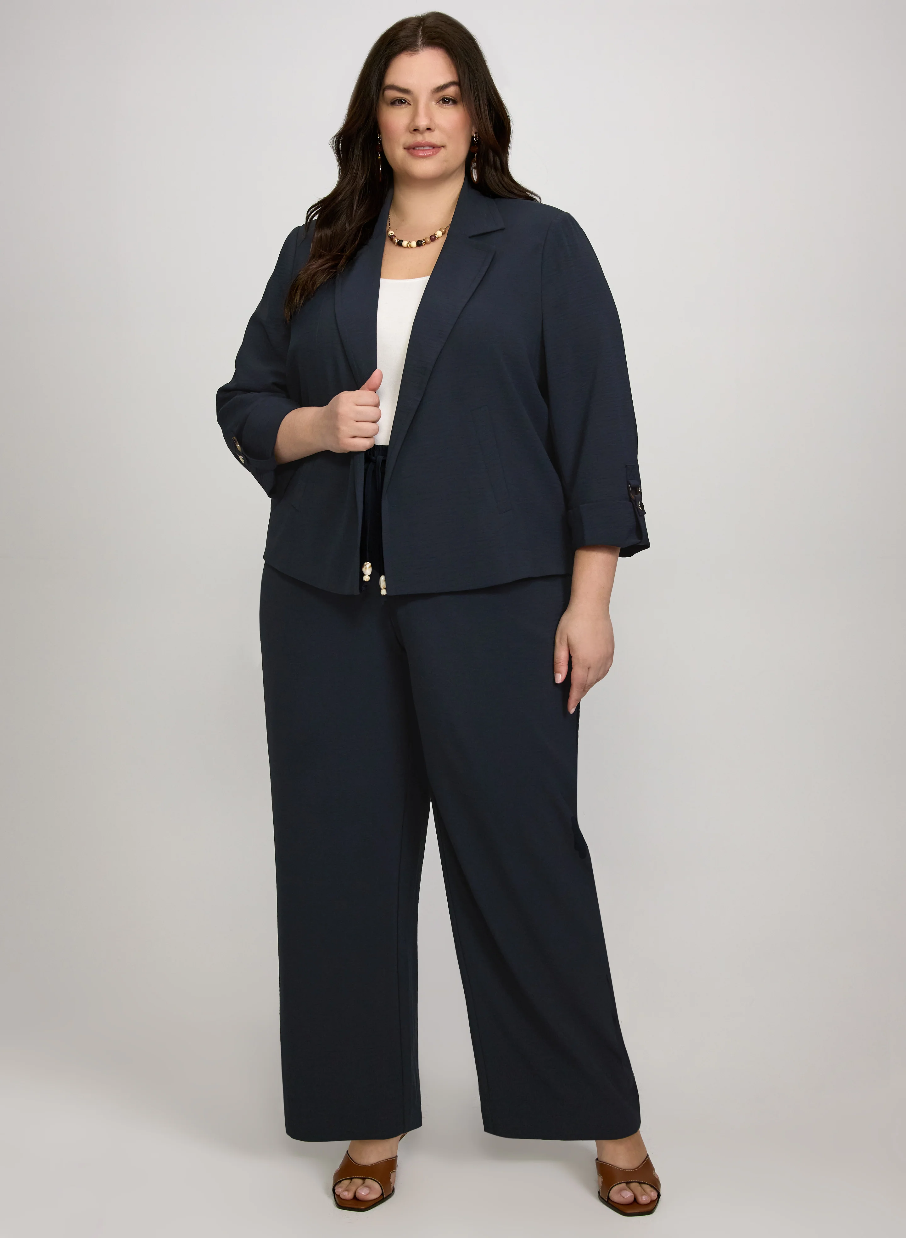 Open-Front Blazer - Image 3