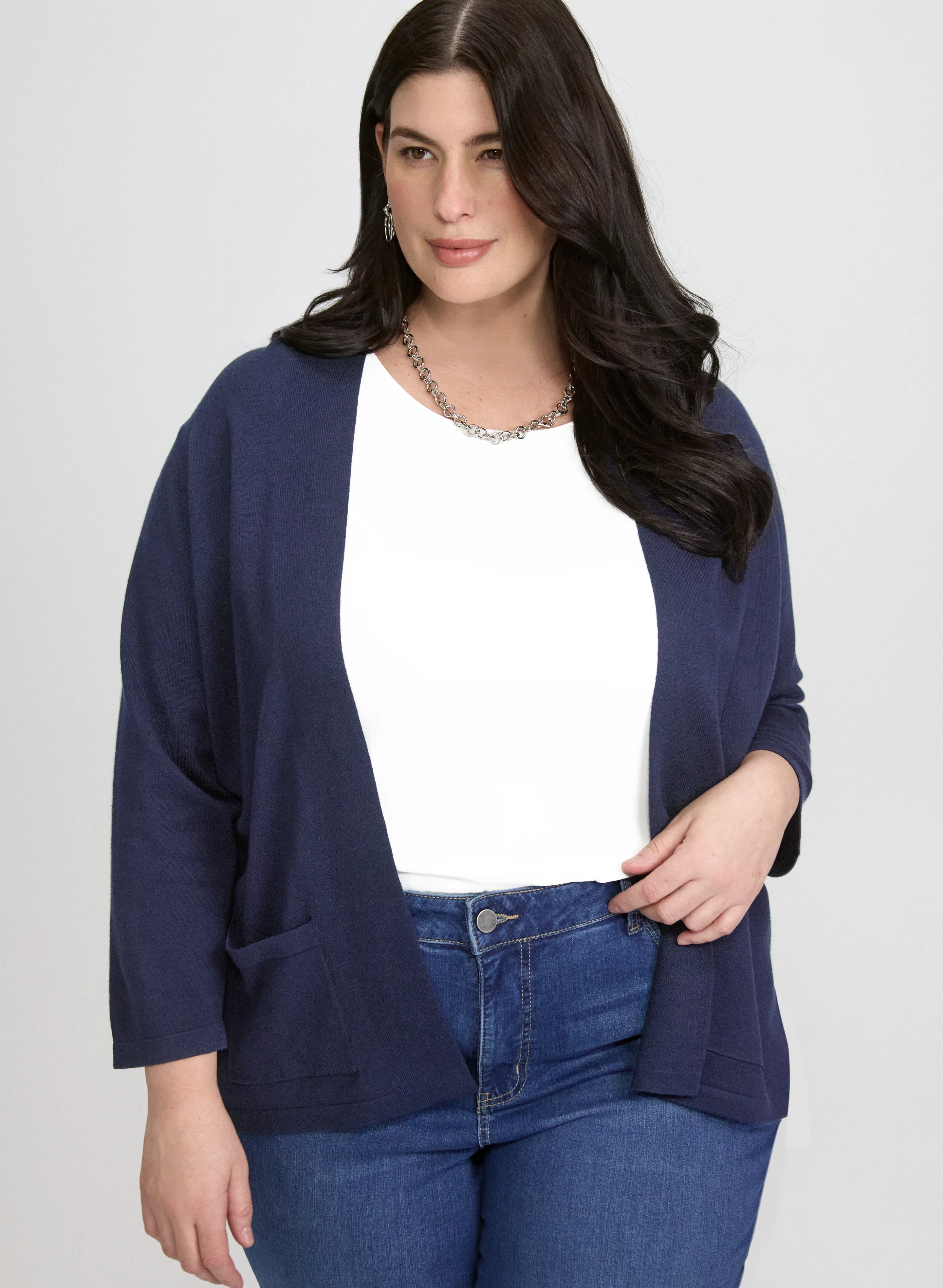 Open-Front Cardigan