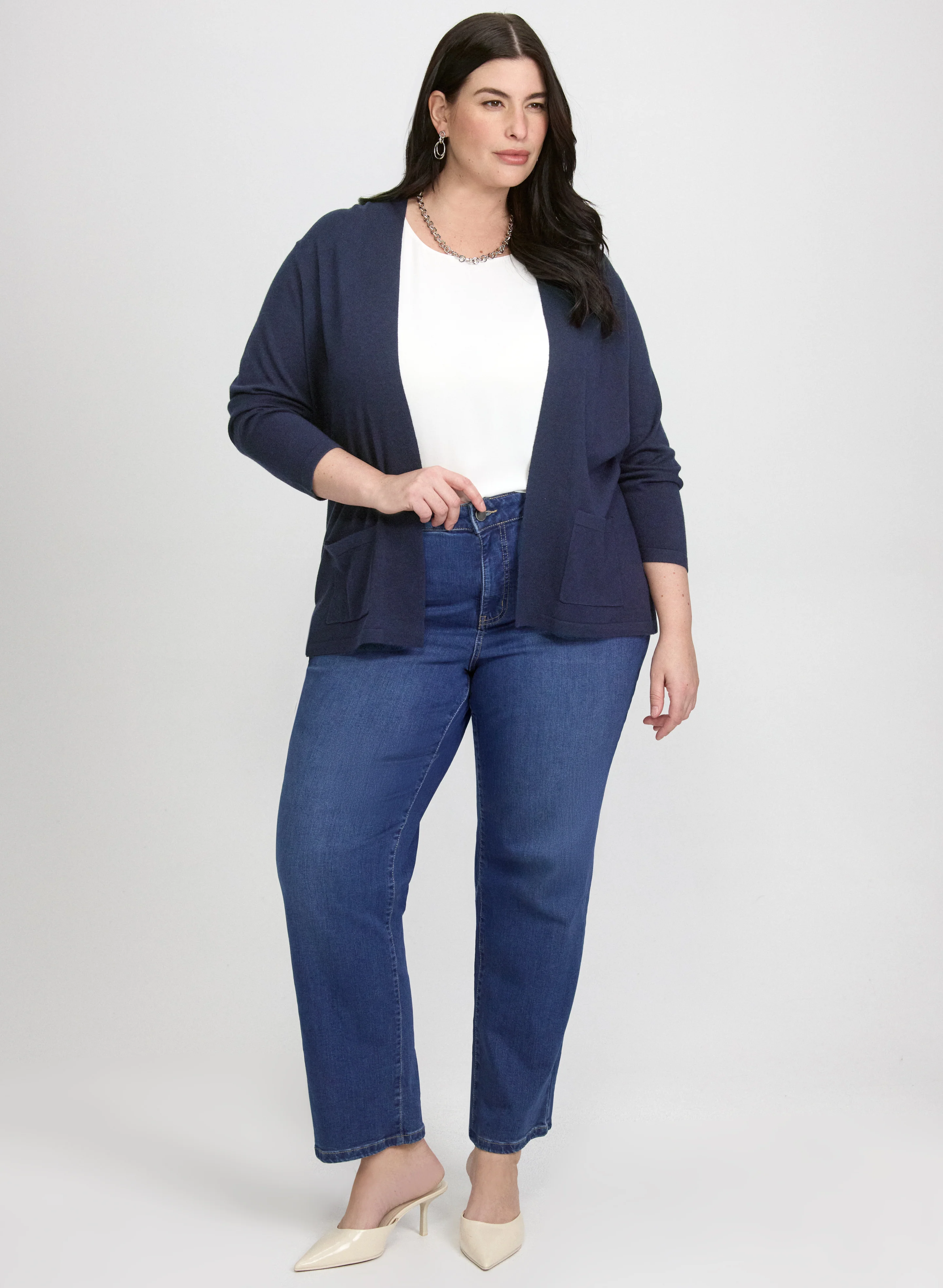 Open-Front Cardigan - Image 3