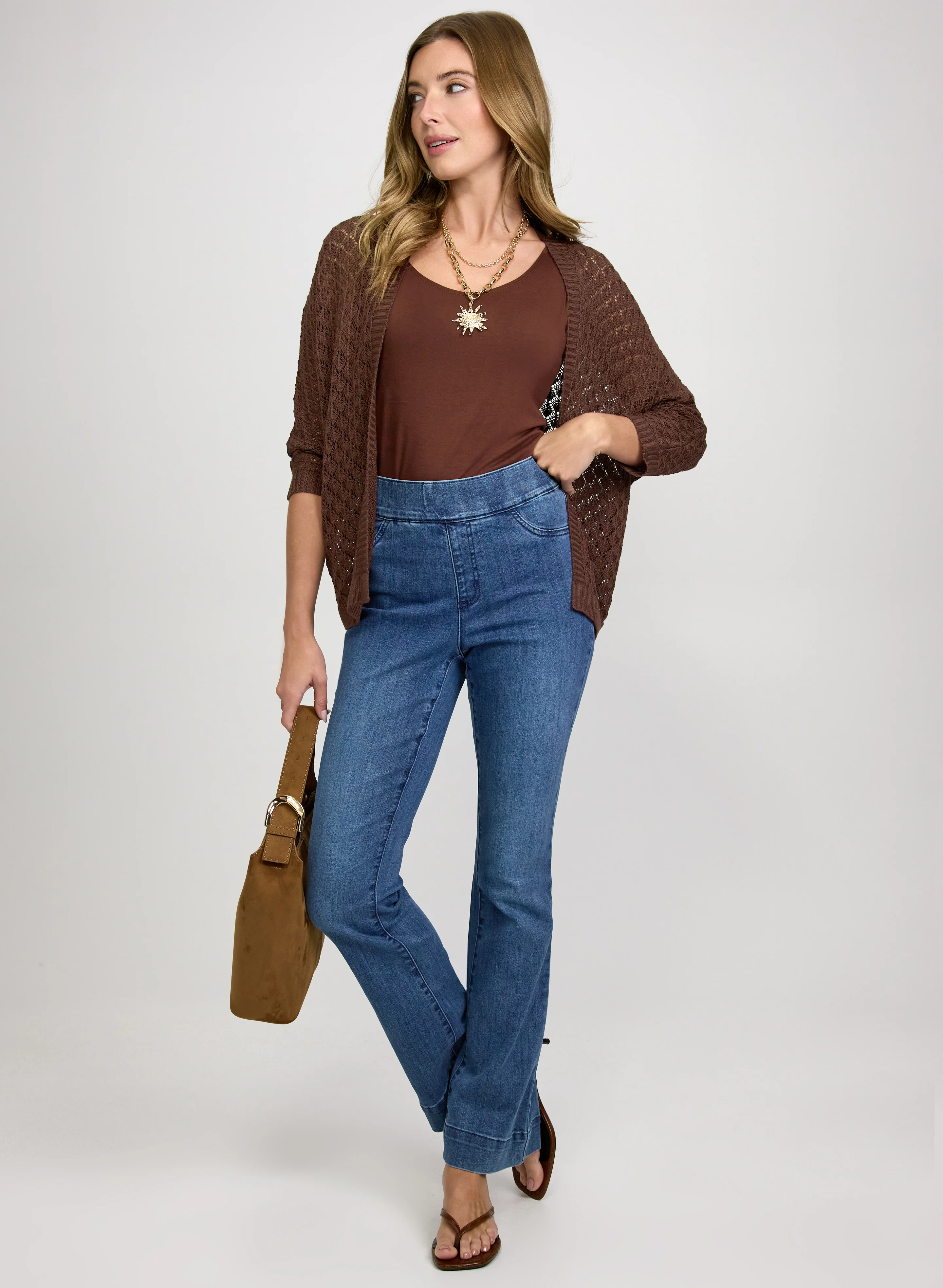 Open Knit Cardigan - Image 3