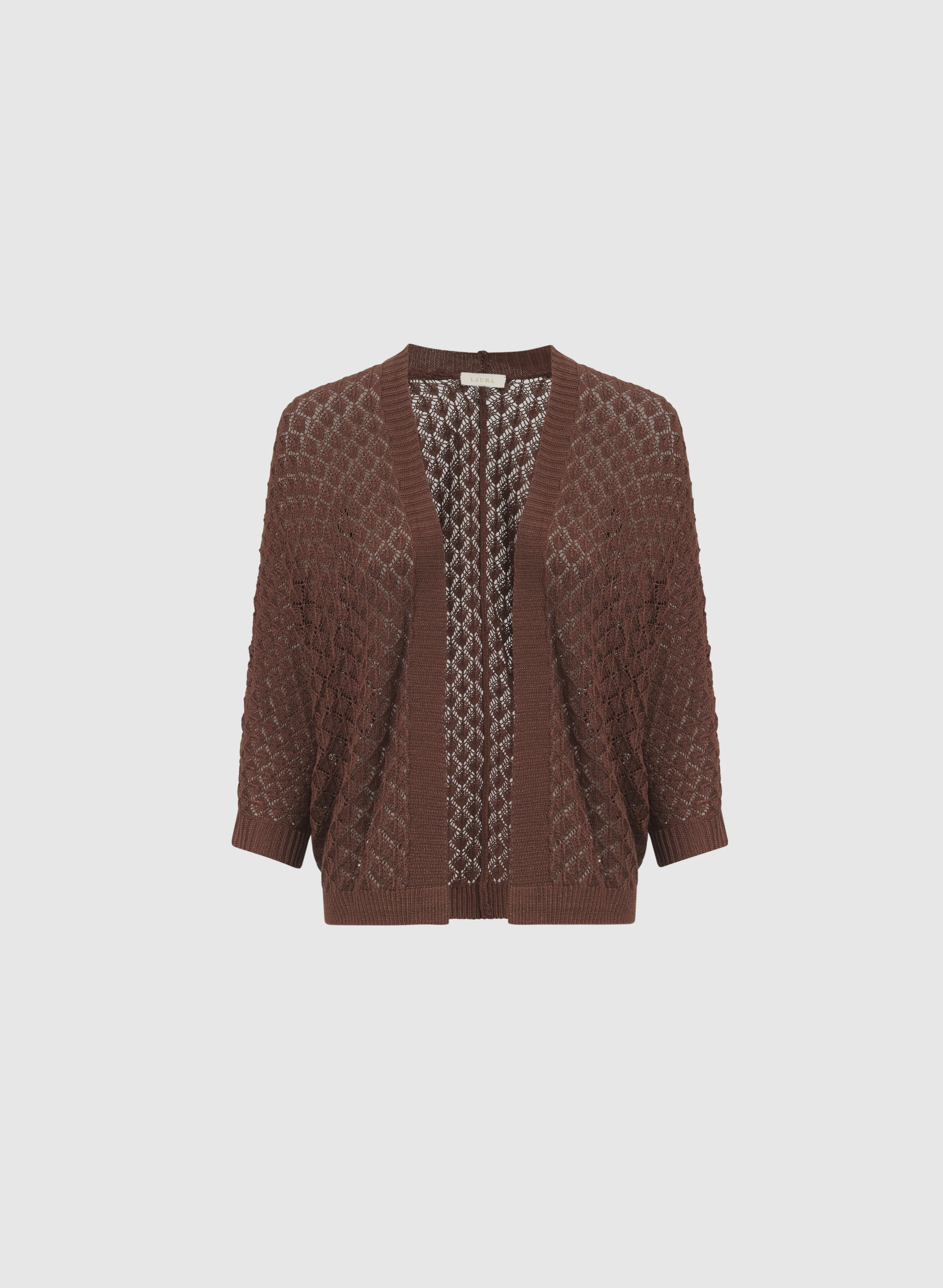 Open Knit Cardigan - Image 6