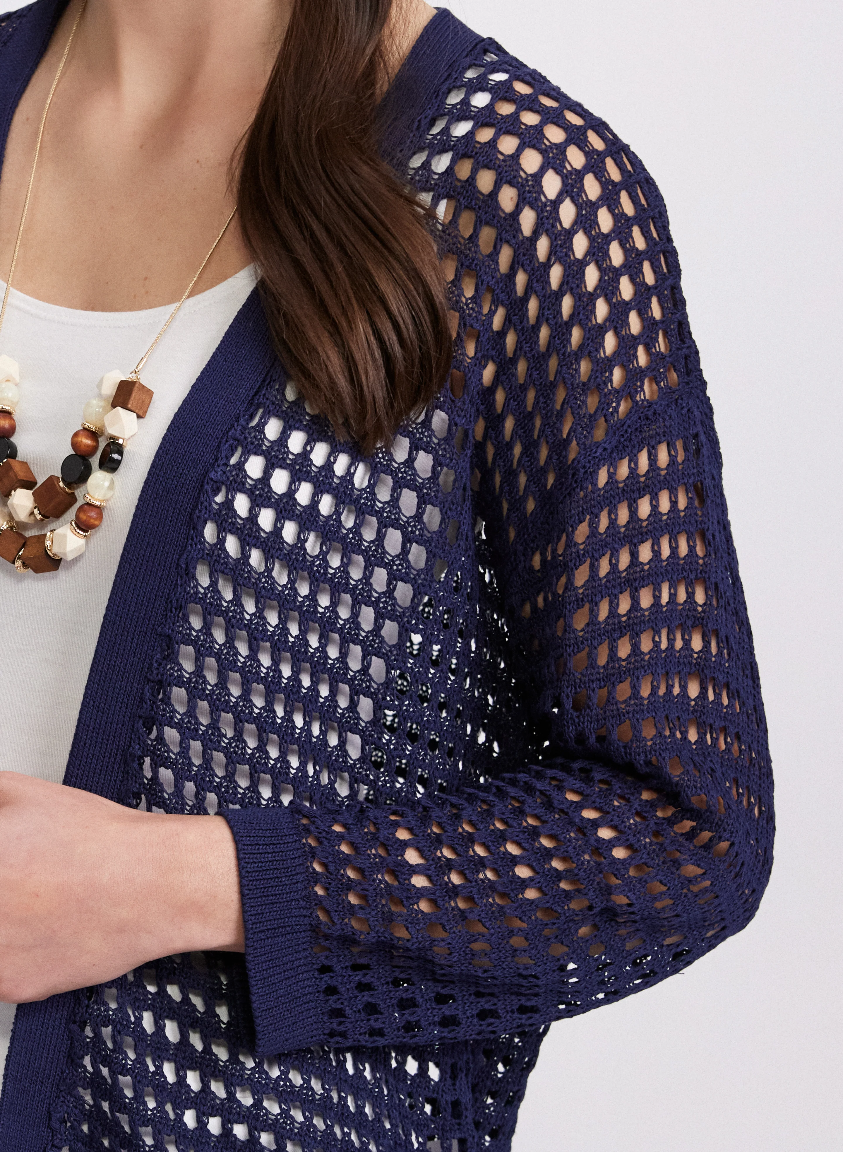 Open Knit Cardigan - Image 5
