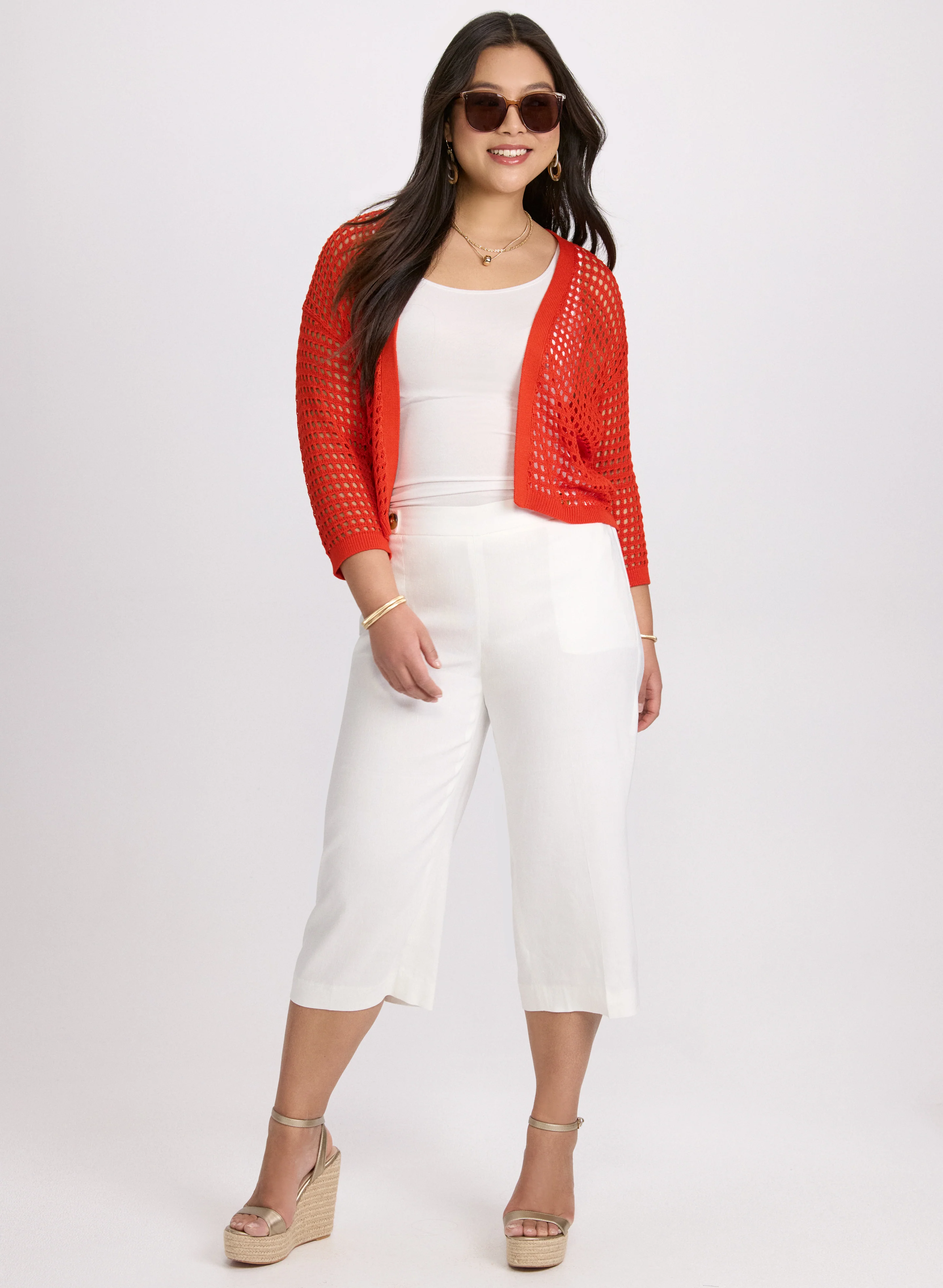 Open Knit Cardigan - Image 3