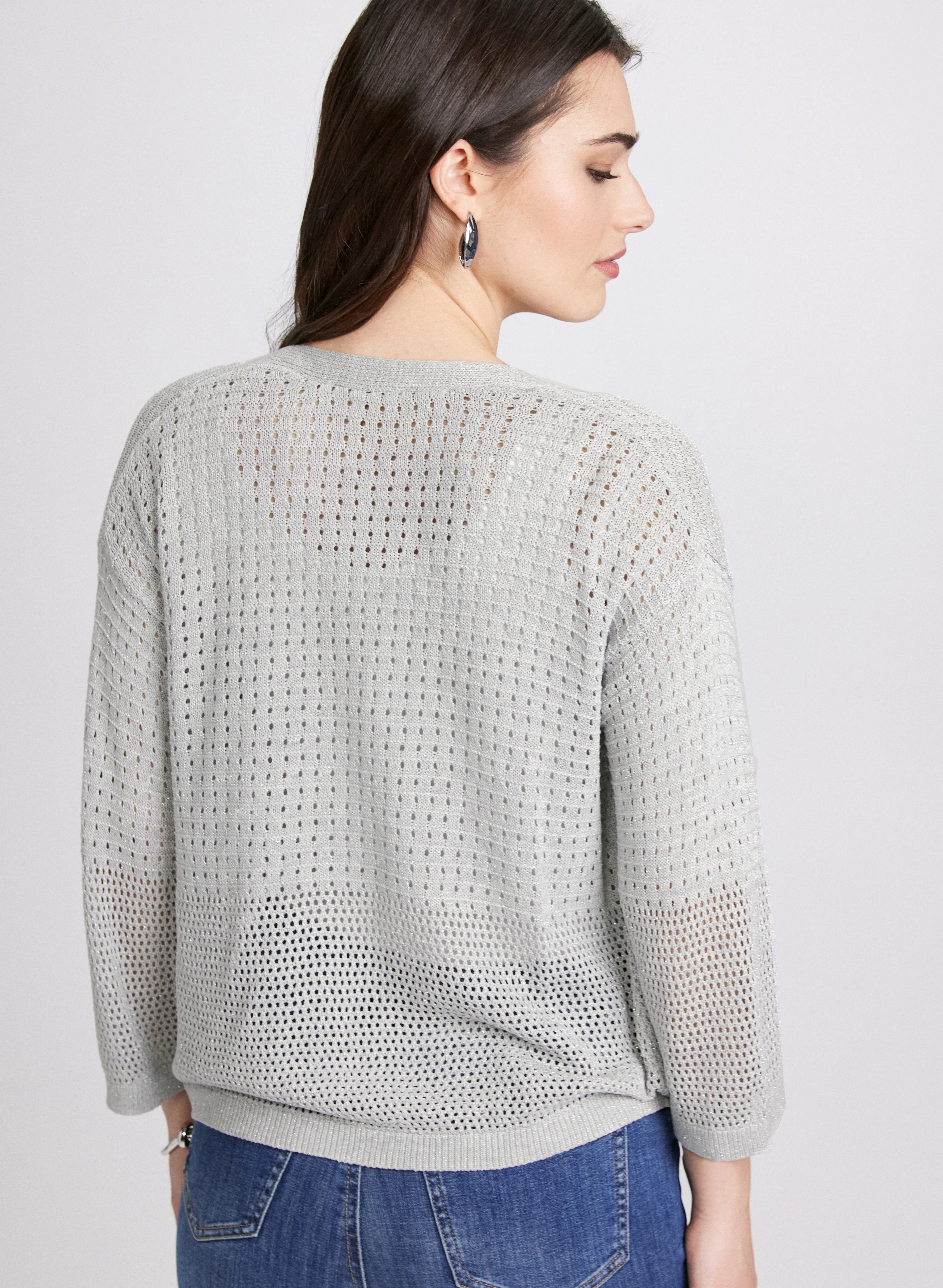 Open Knit Cardigan - Image 5