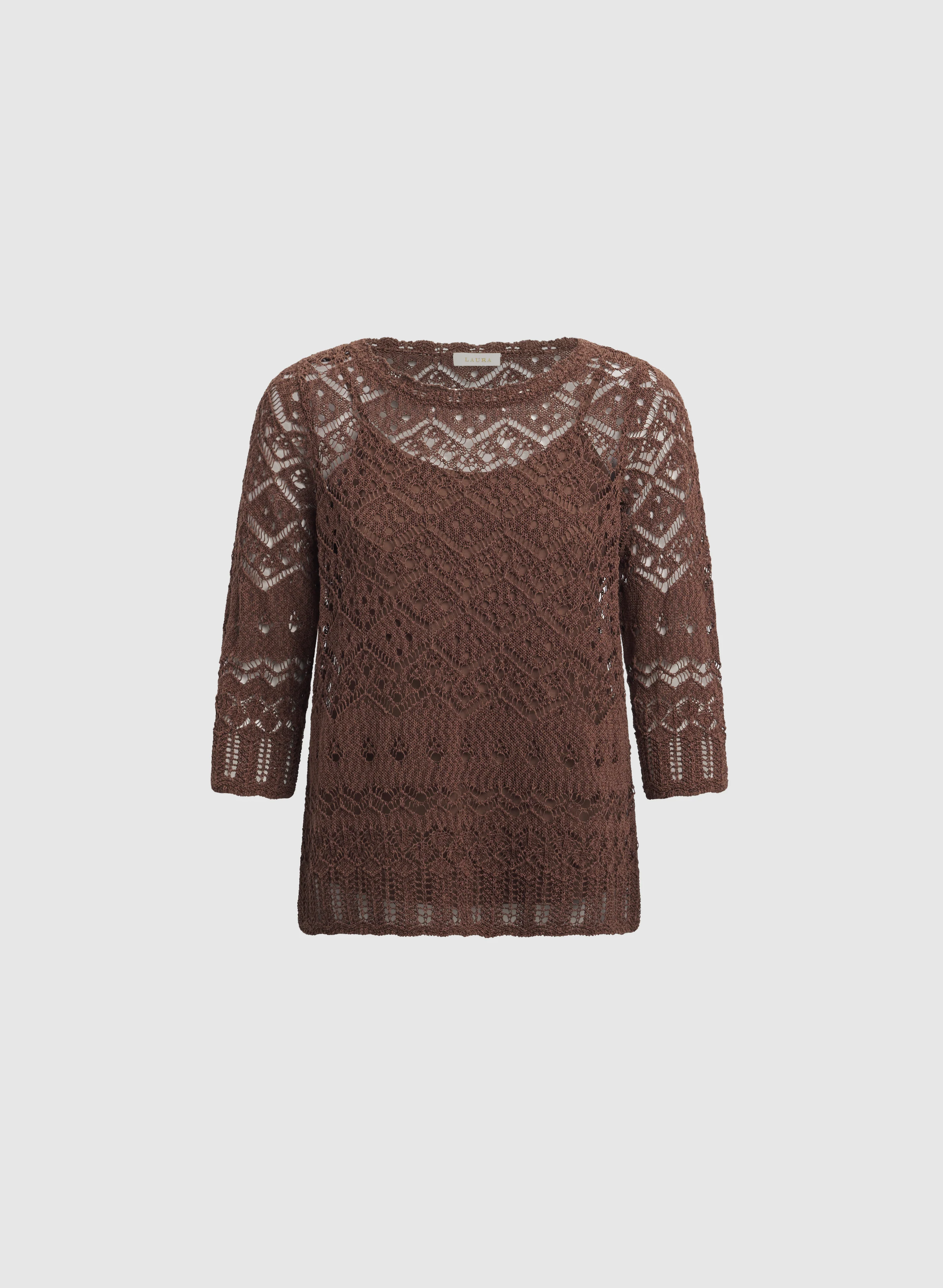 Open Knit Sweater - Image 6