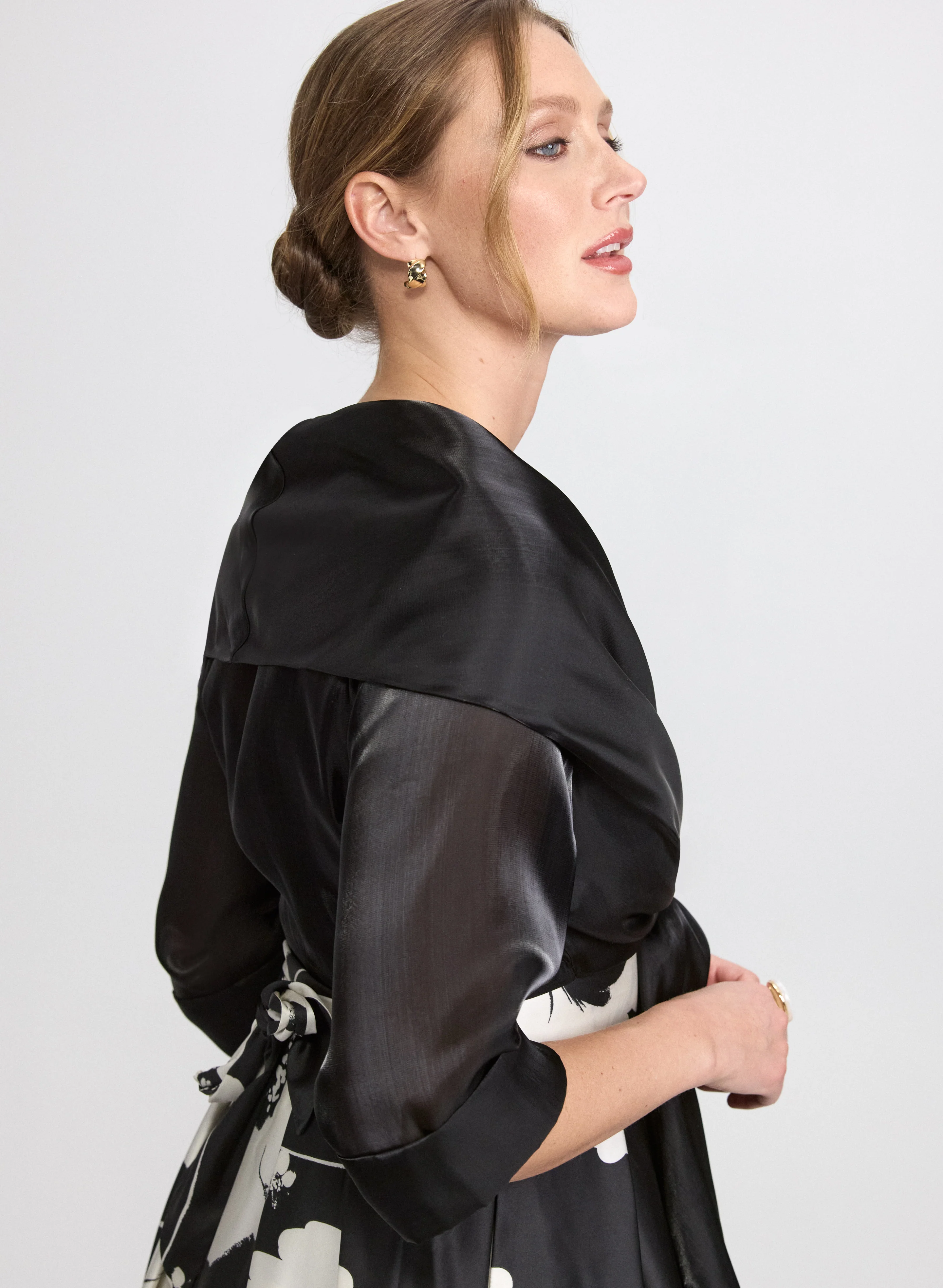 Organza Tie-Front Bolero - Image 2