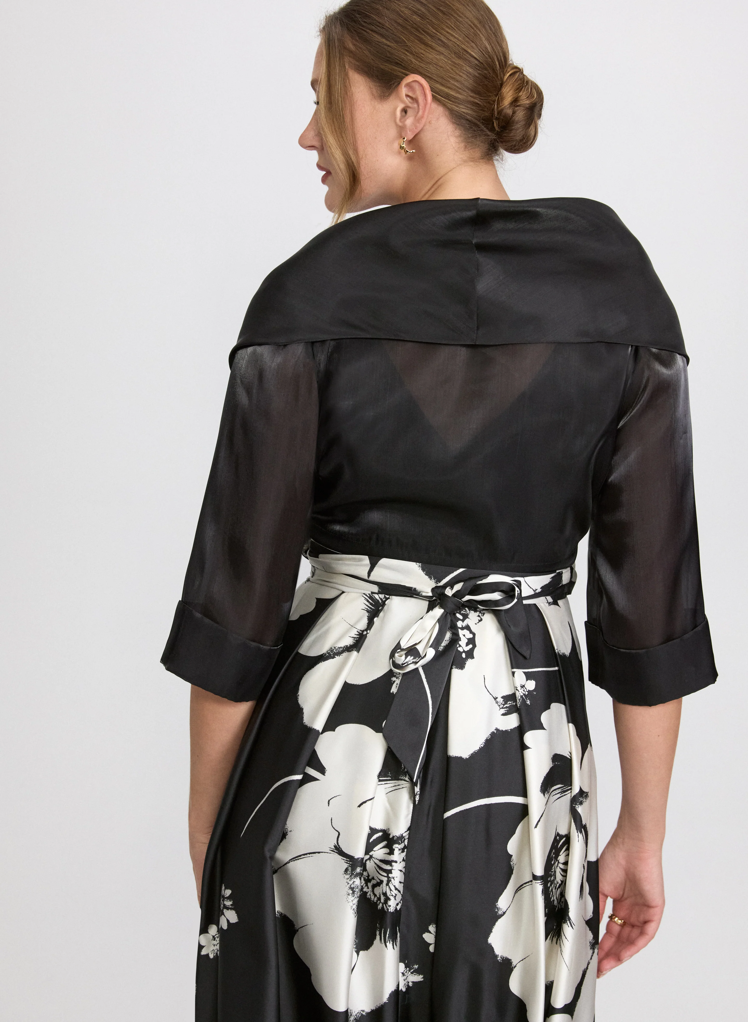 Organza Tie-Front Bolero - Image 4