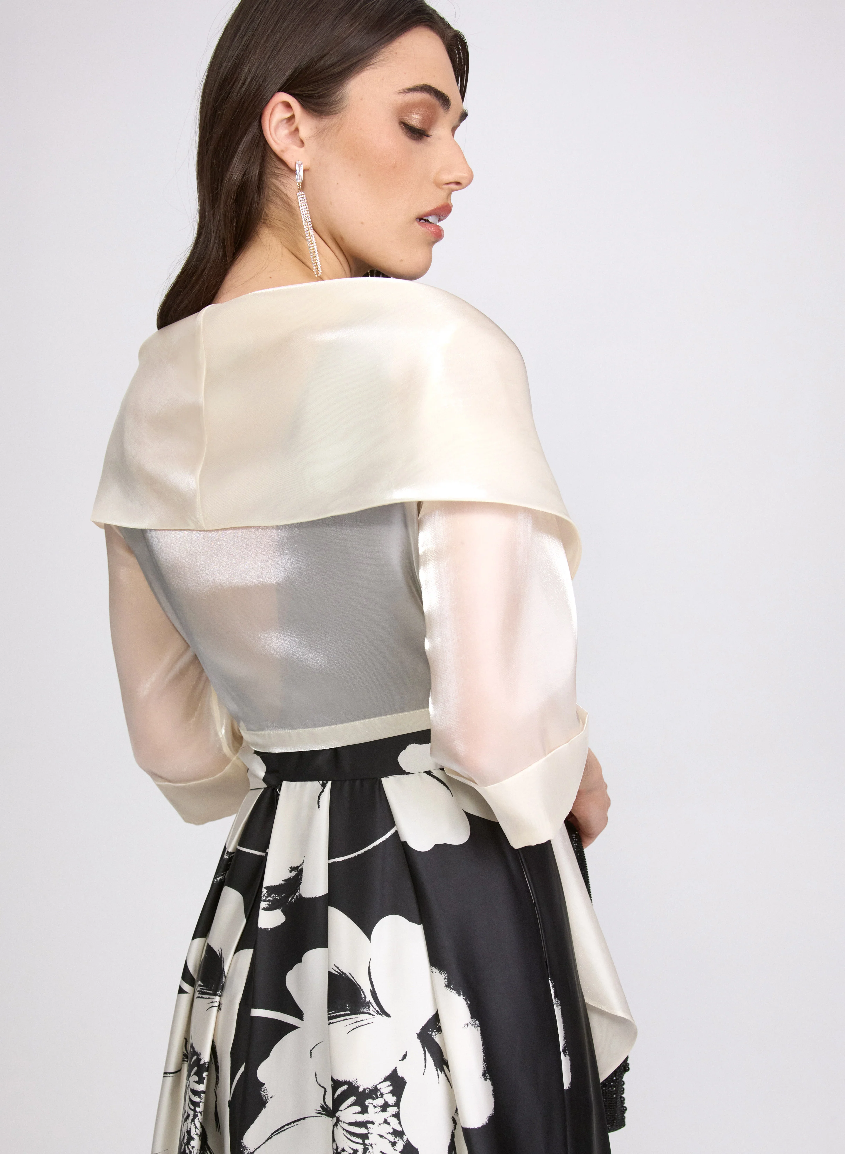 Organza Tie-Front Bolero - Image 4