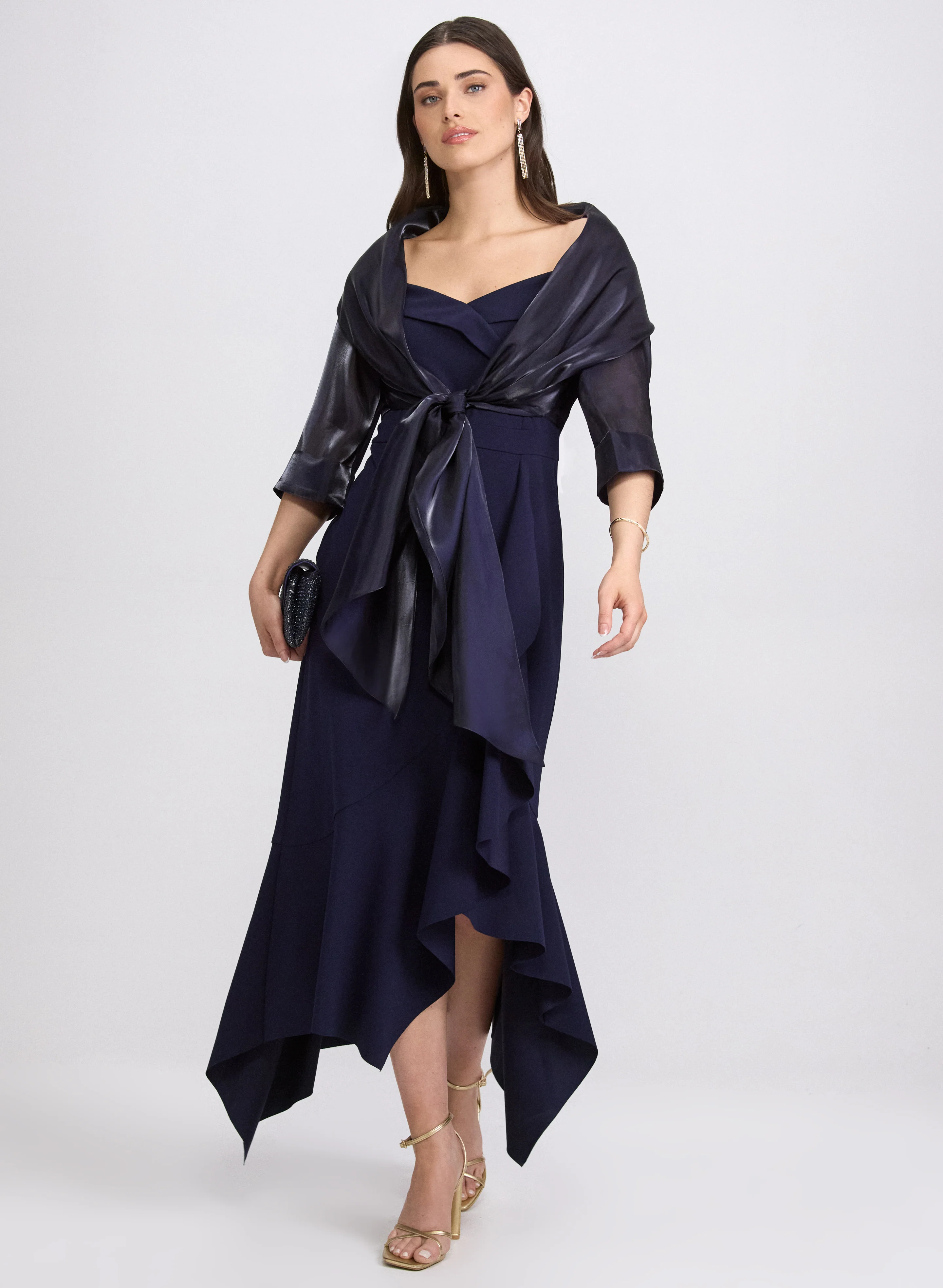 Organza Tie-Front Bolero - Image 3
