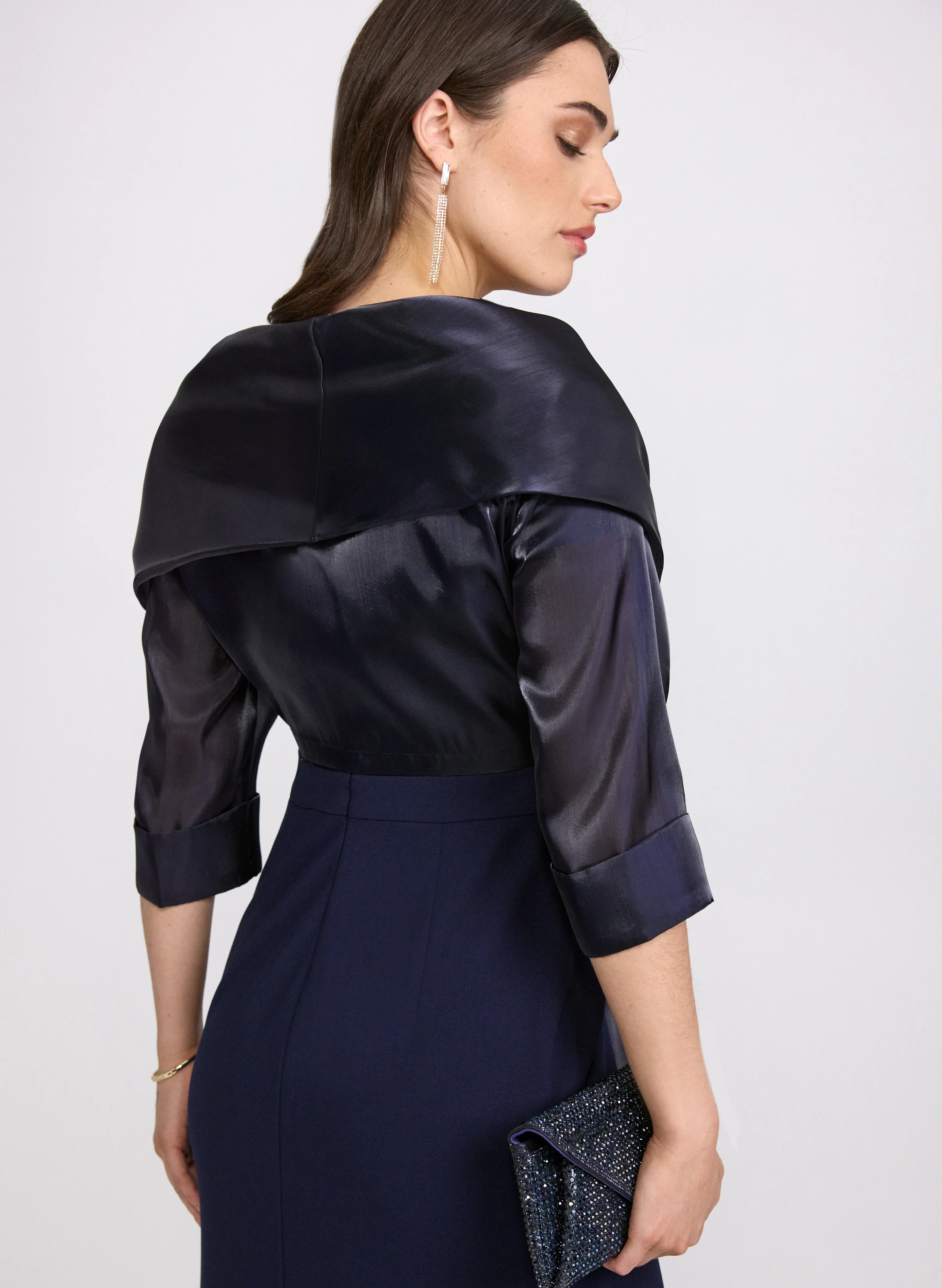 Organza Tie-Front Bolero - Image 4
