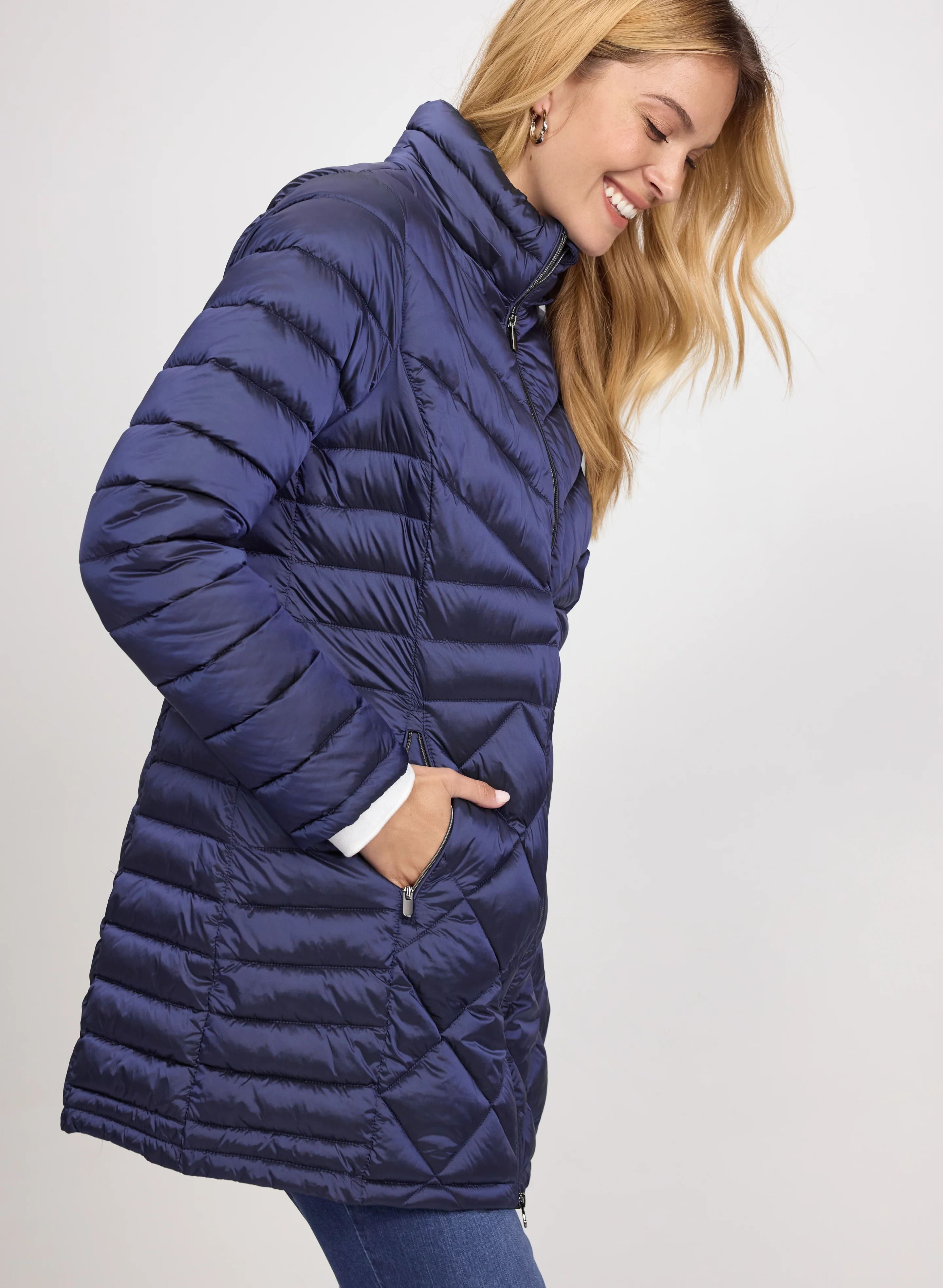 Packable Quilted Coat - Image 4