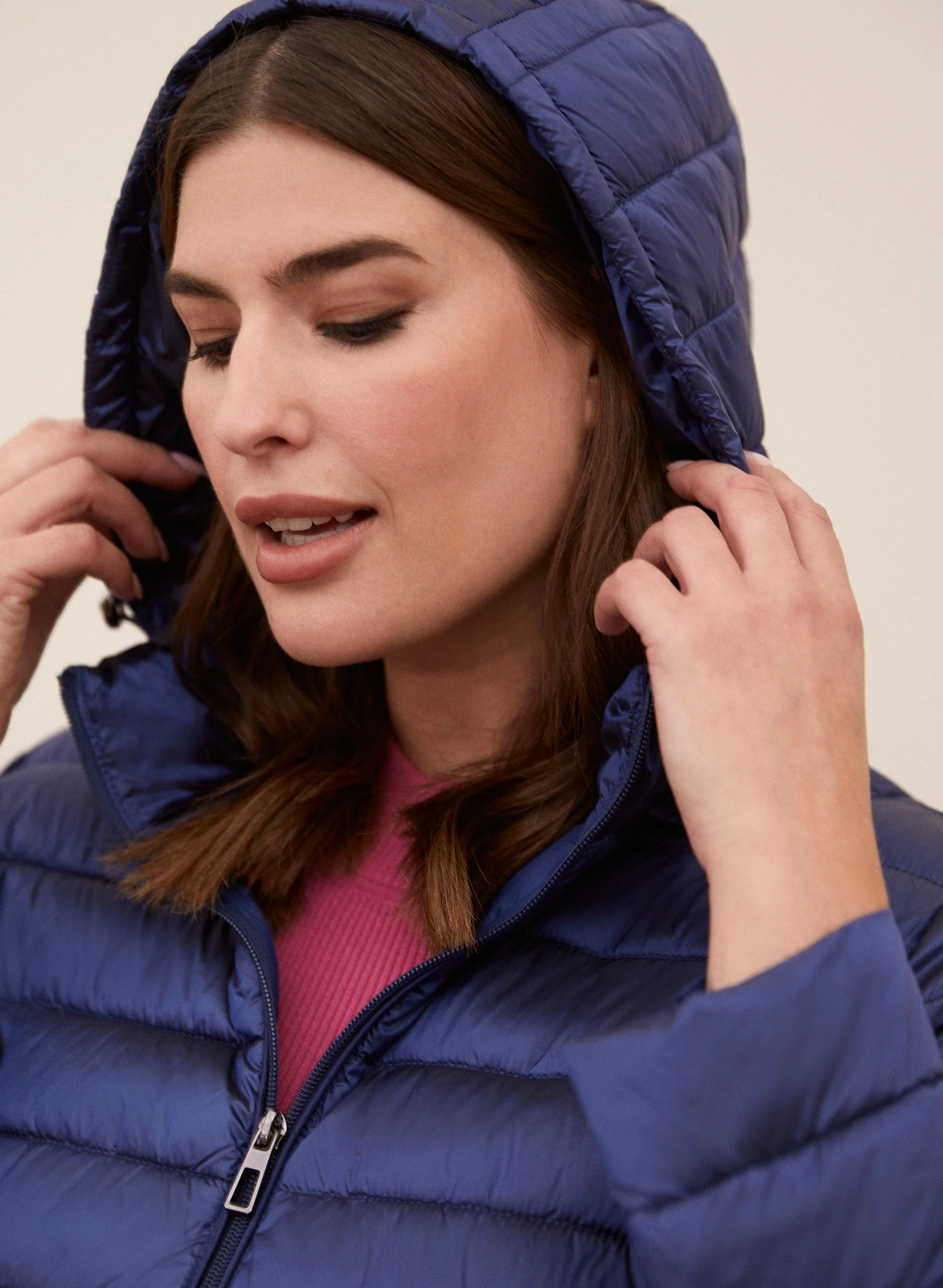 Packable Vegan Down Quilted Coat - Image 2