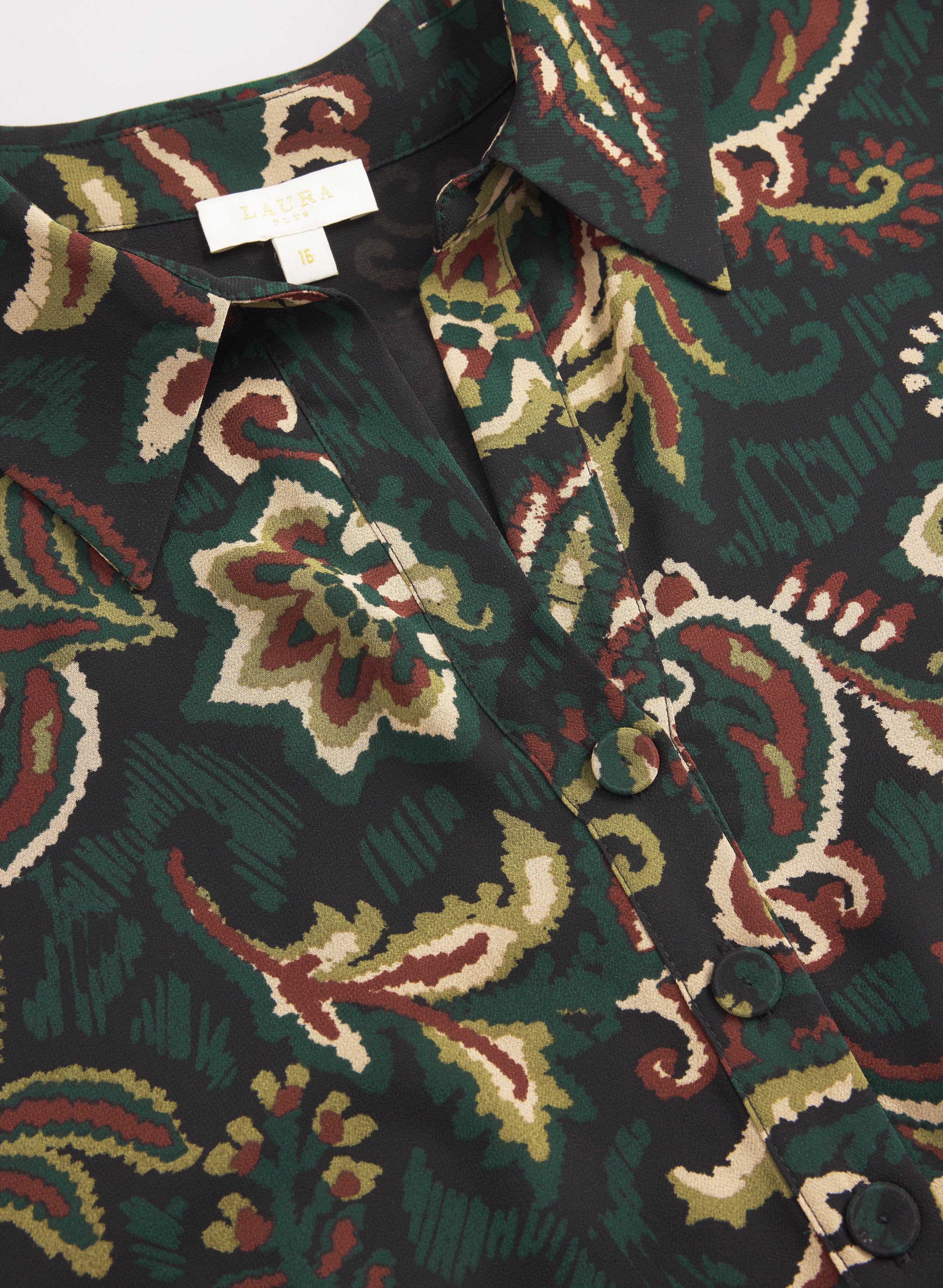 Paisley Chiffon Blouse - Image 10
