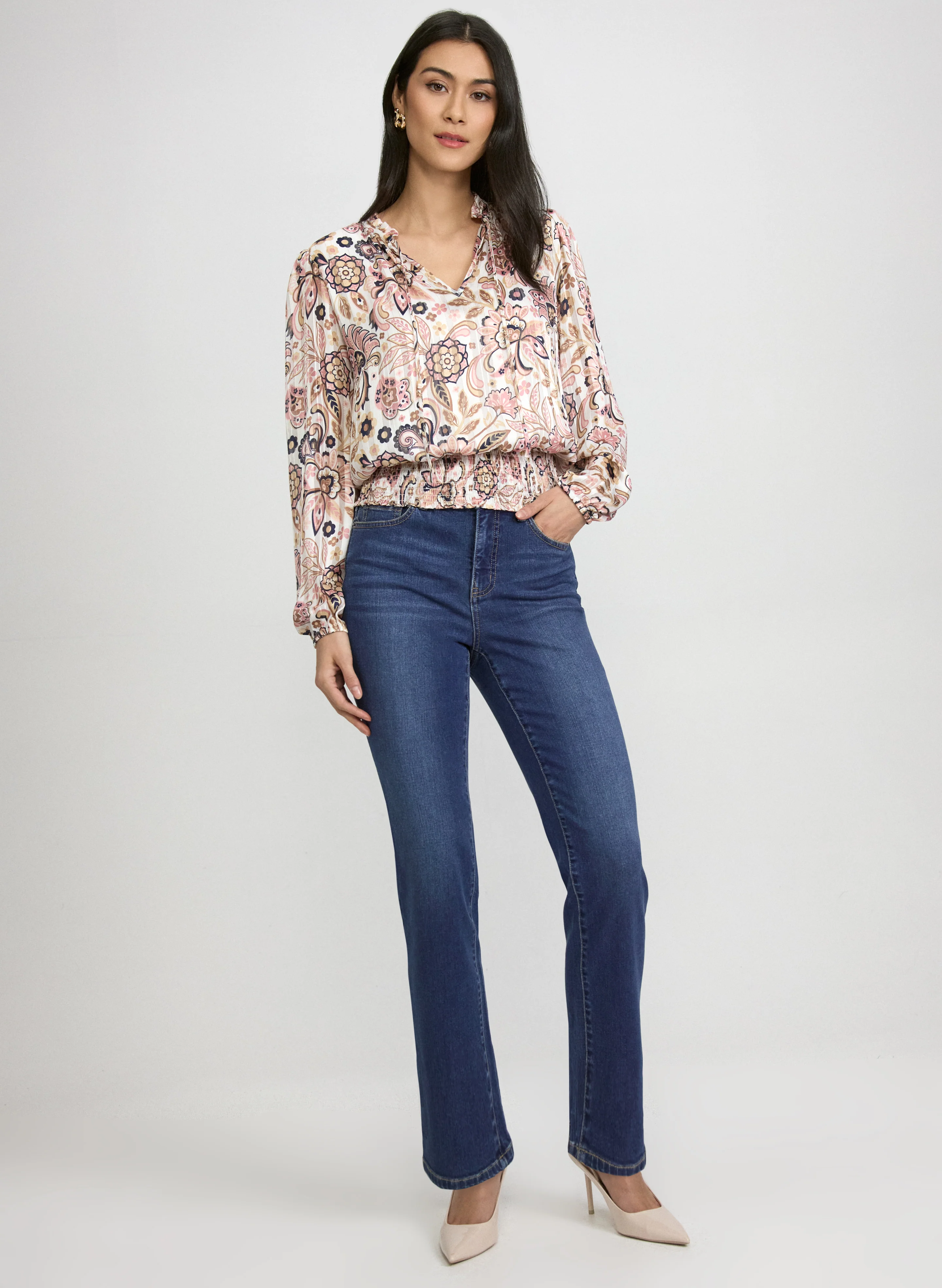 Paisley Chiffon Blouse - Image 3