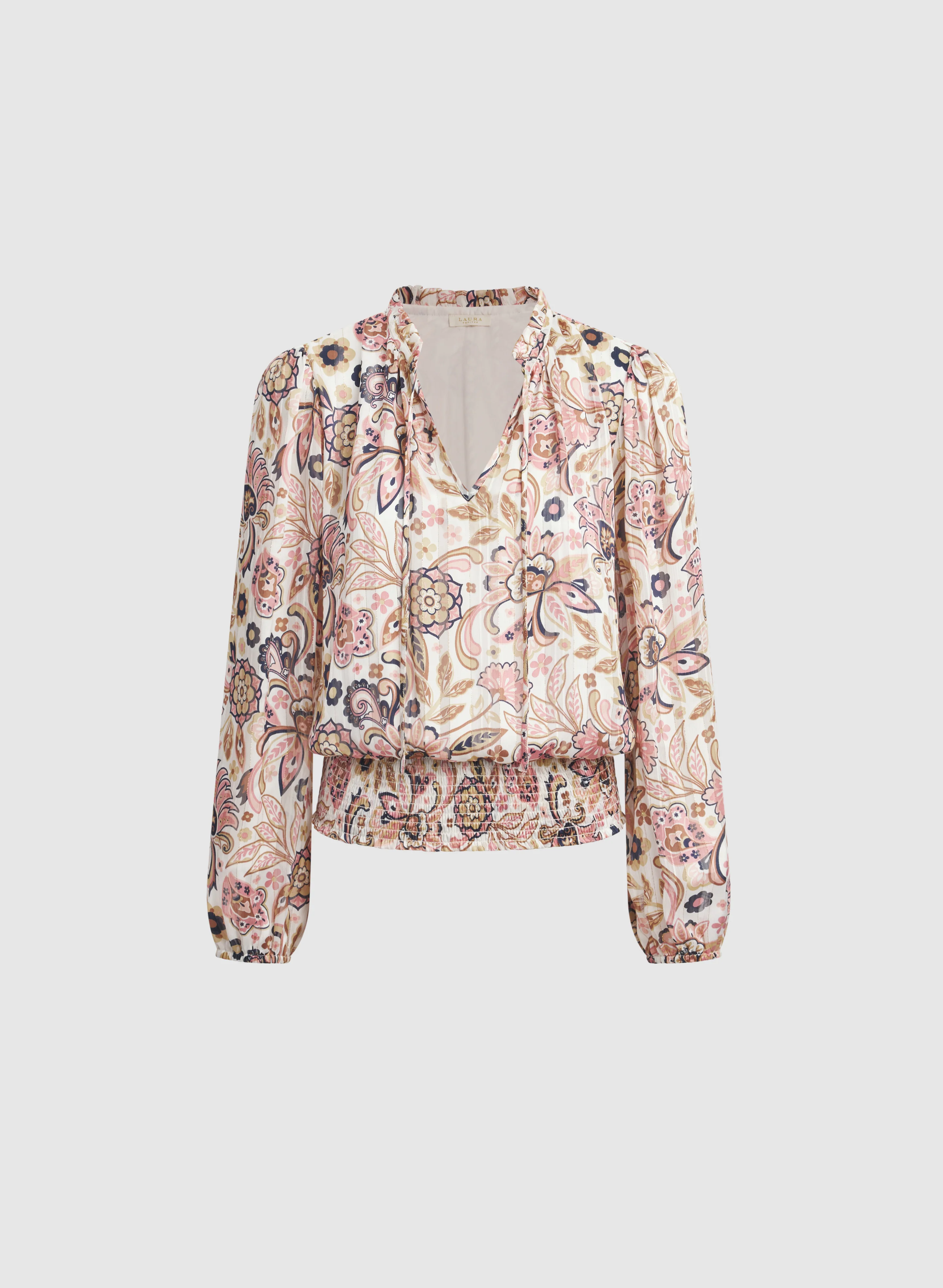 Paisley Chiffon Blouse - Image 7