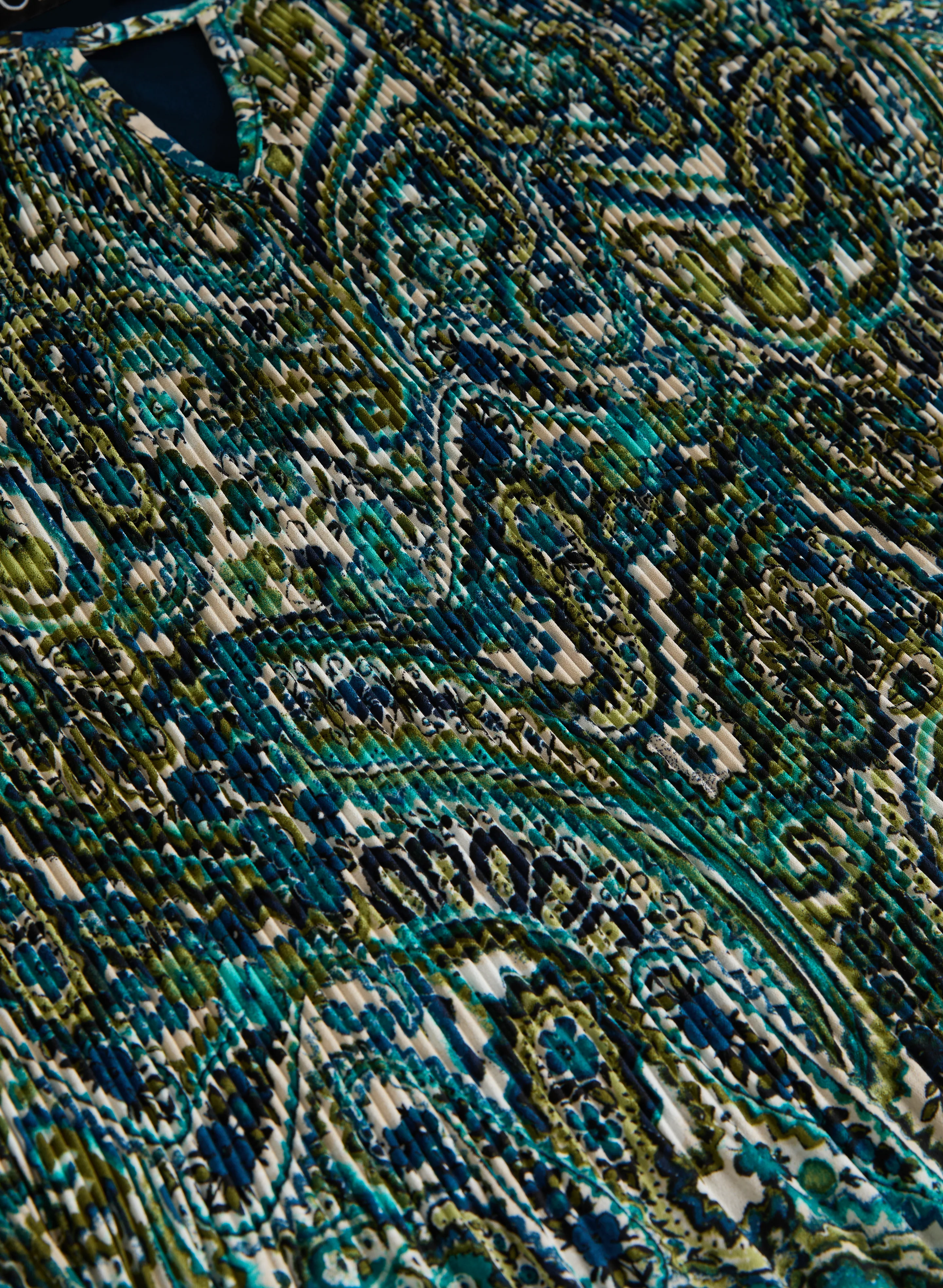 Paisley Chiffon Dress - Image 7