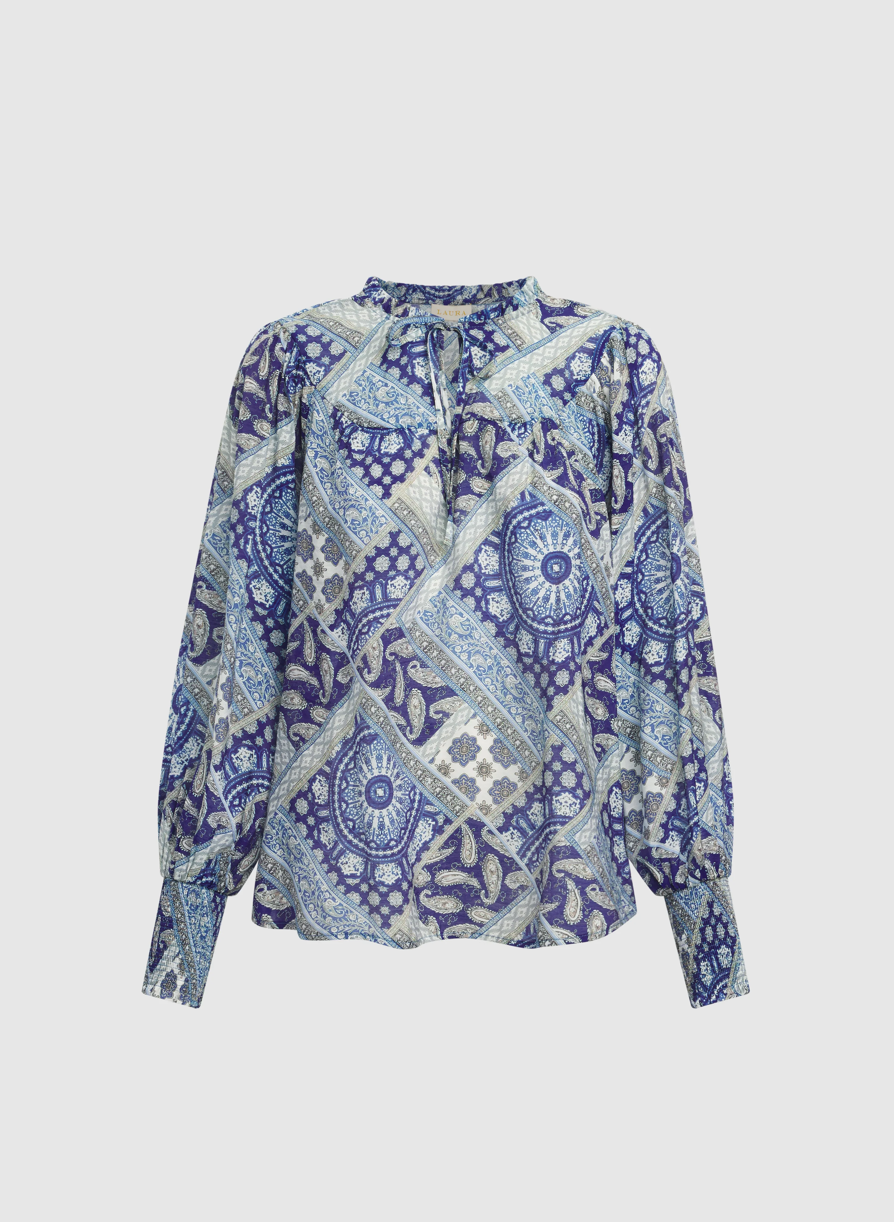 Paisley Cotton-Blend Blouse - Image 6