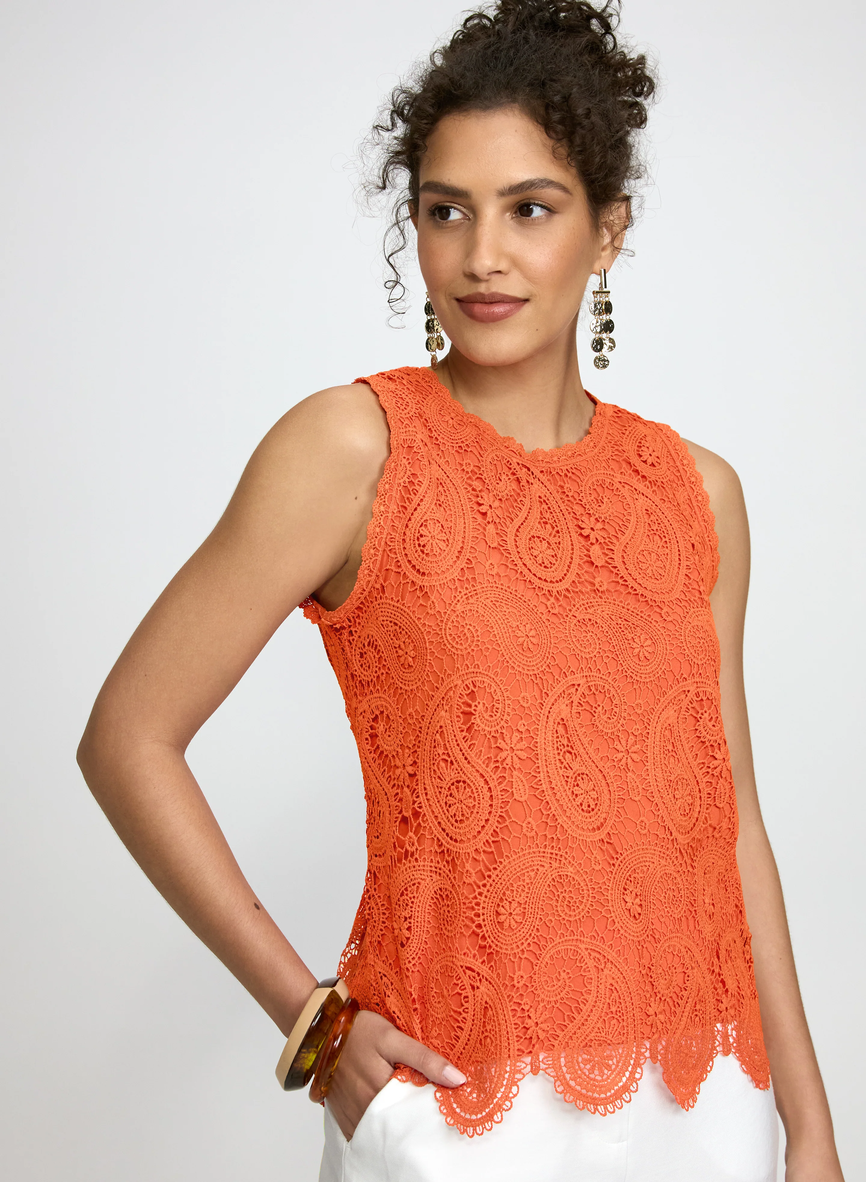 Paisley Crochet Top