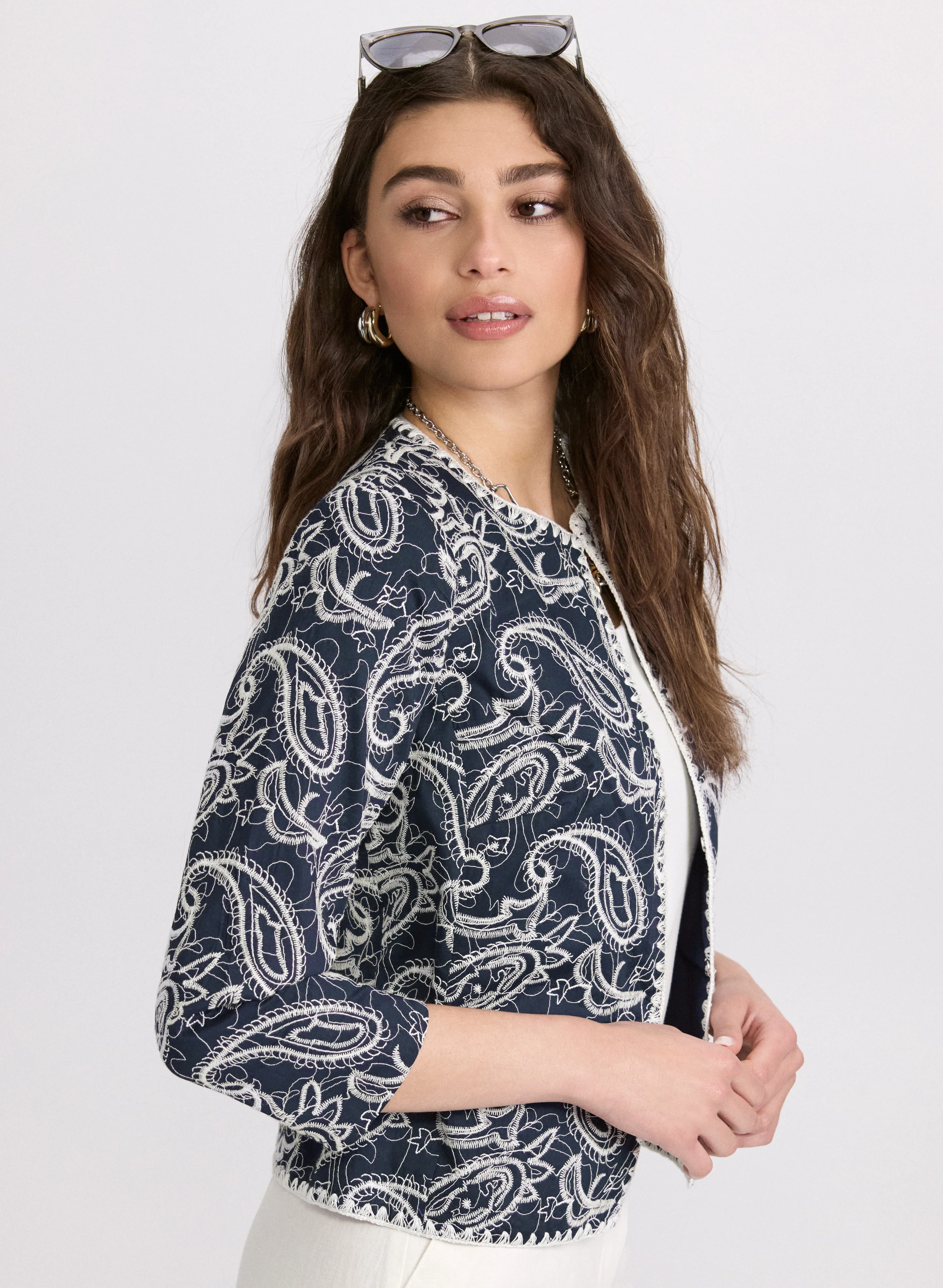 Paisley Embroidered Jacket - Image 4