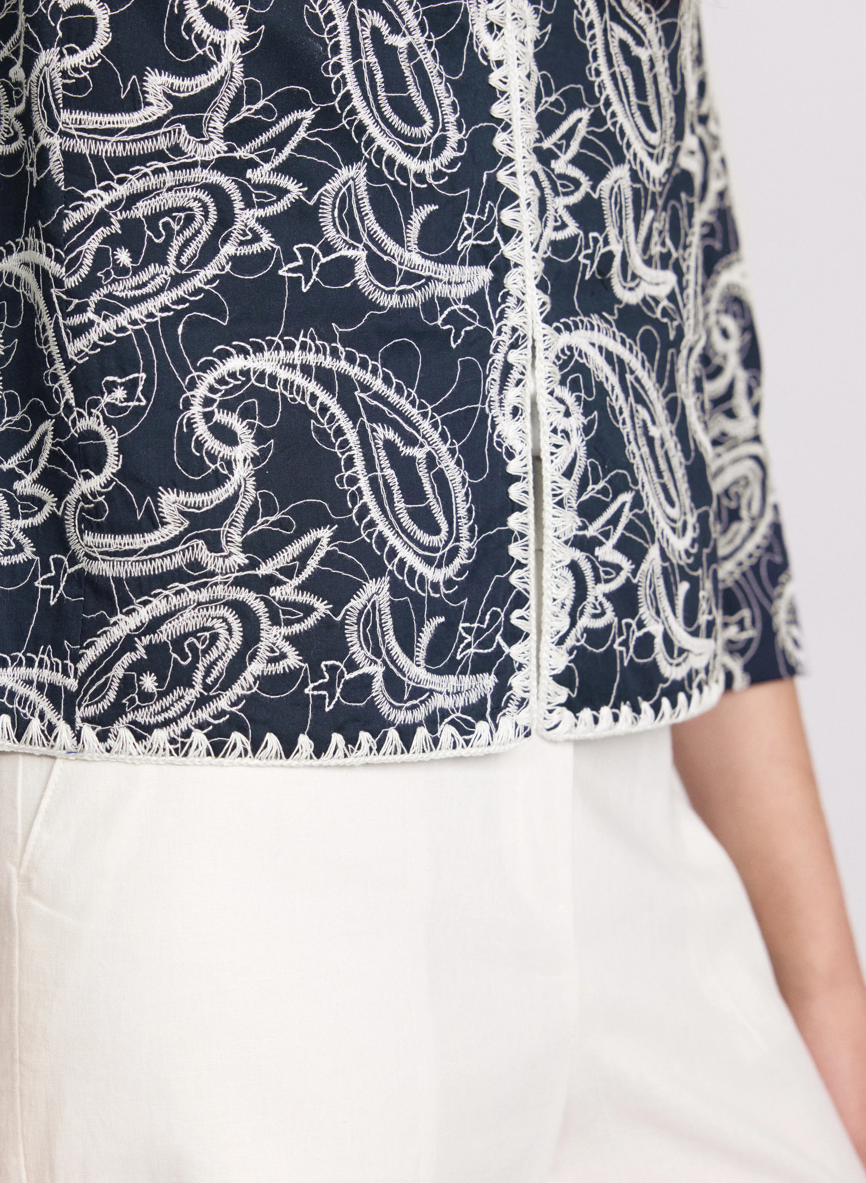 Paisley Embroidered Jacket - Image 7