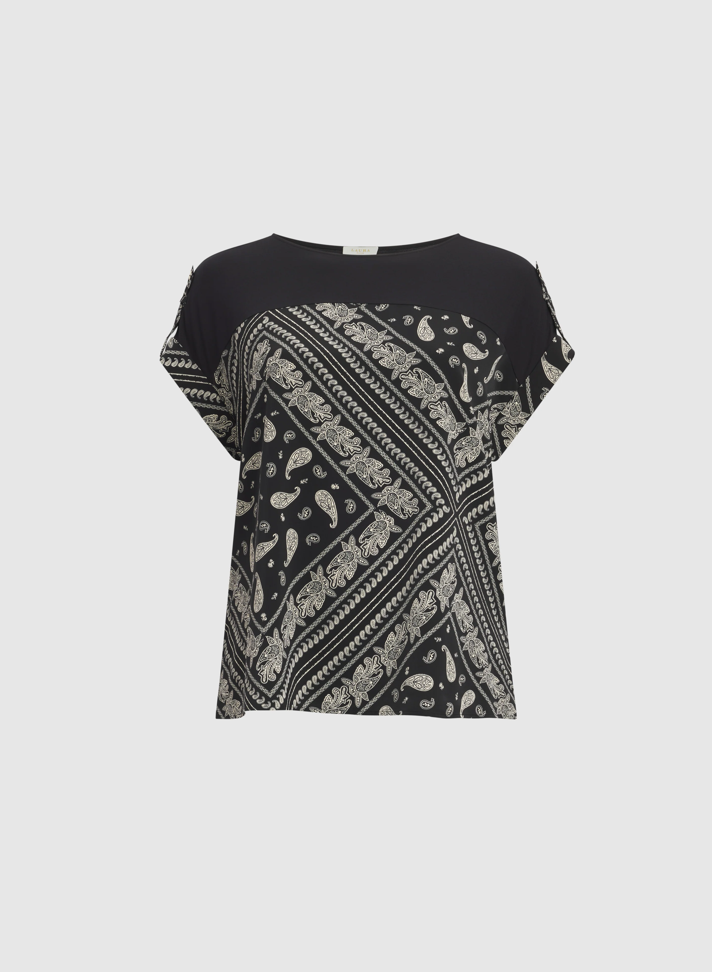 Scarf Print Top - Image 6