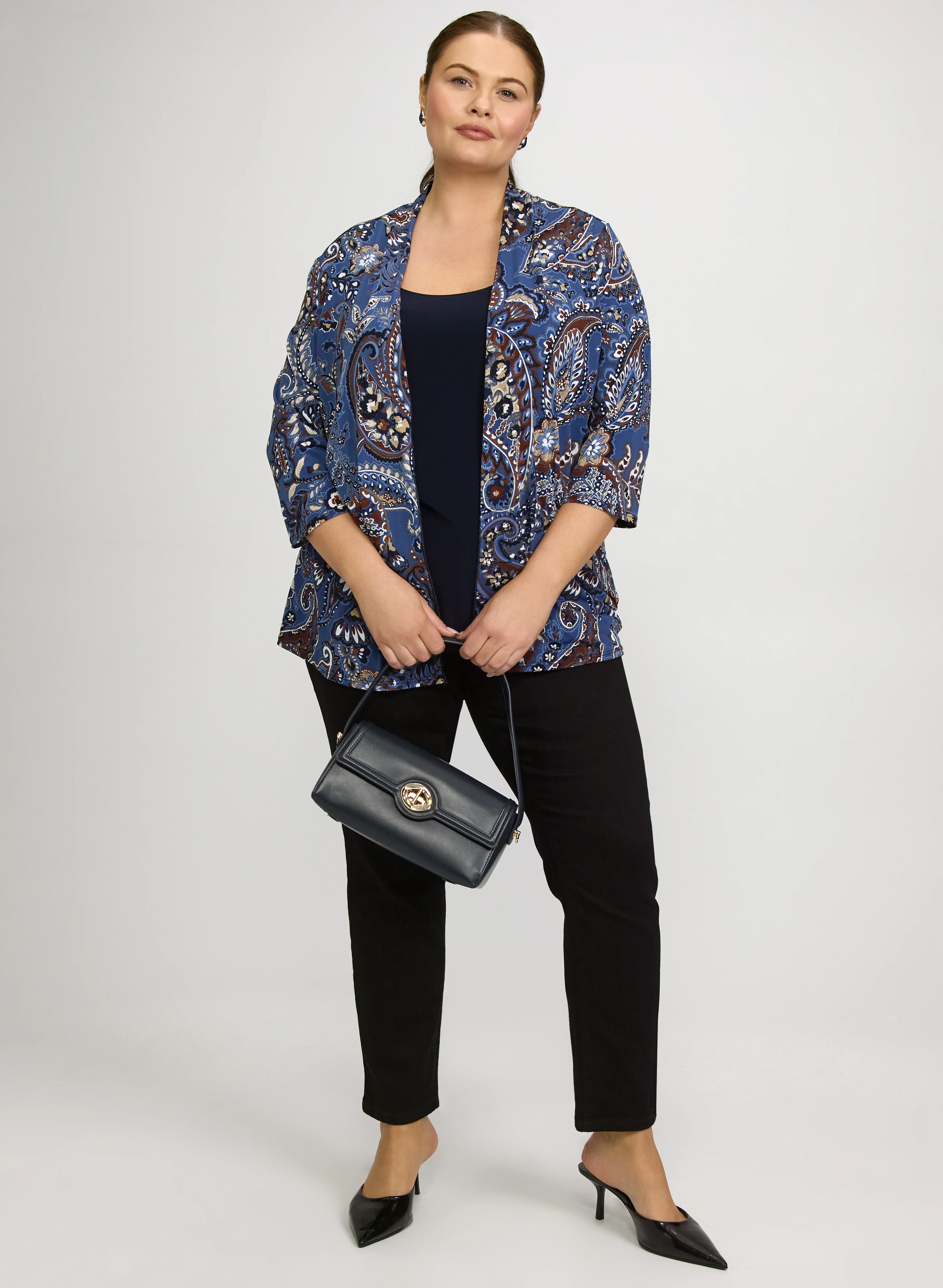 Paisley Illusion Layered Top - Image 3