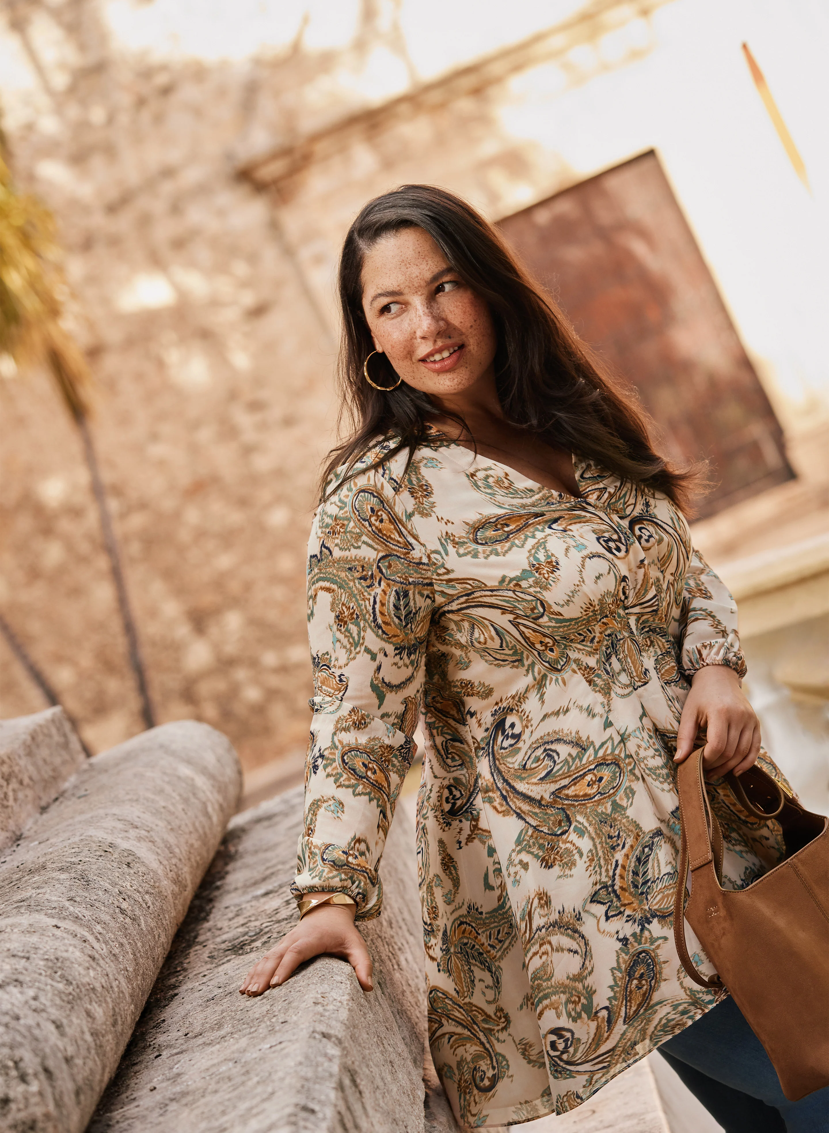 Paisley Long Sleeve Blouse - Image 2
