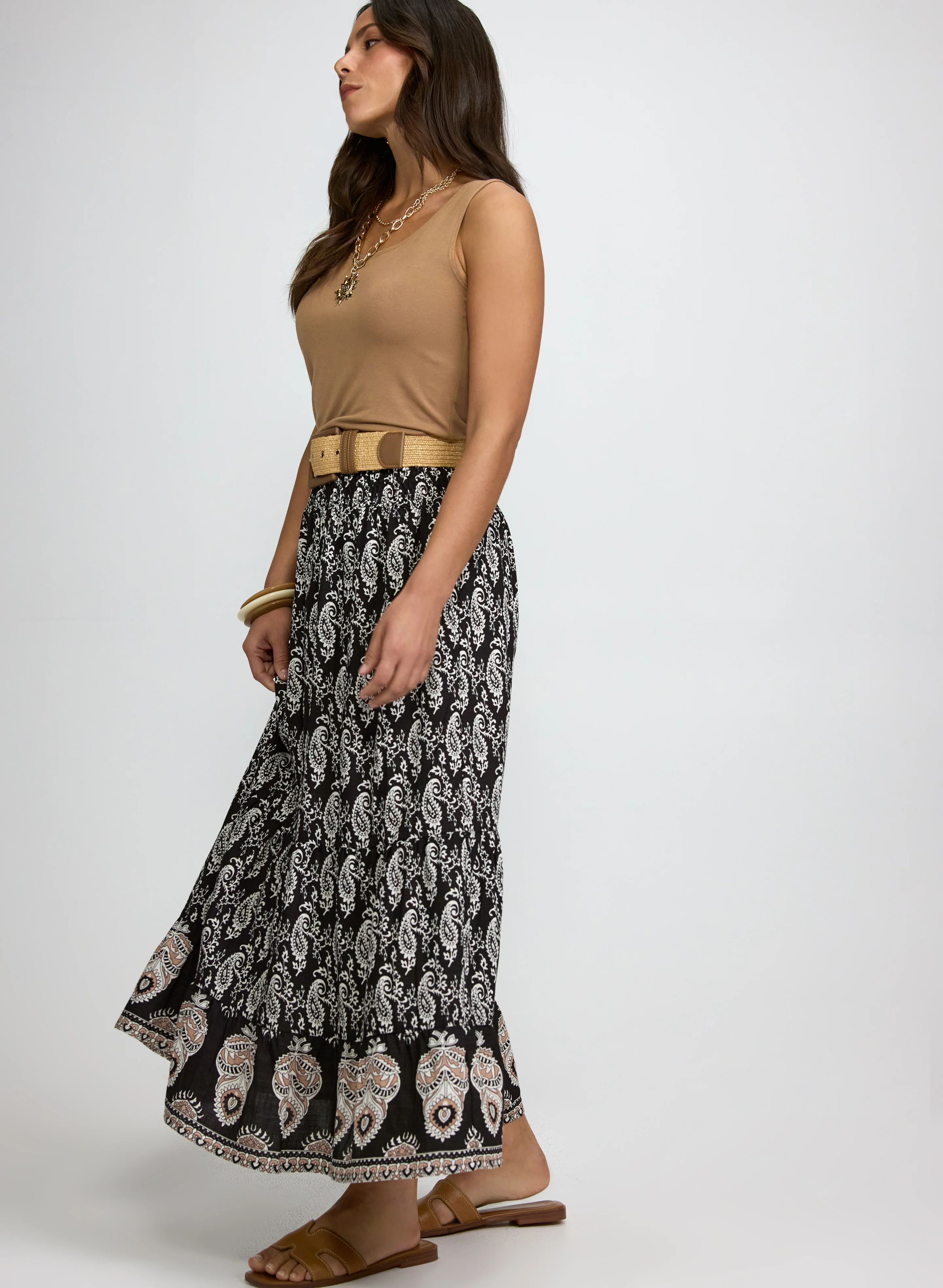 Paisley Maxi Skirt - Image 4