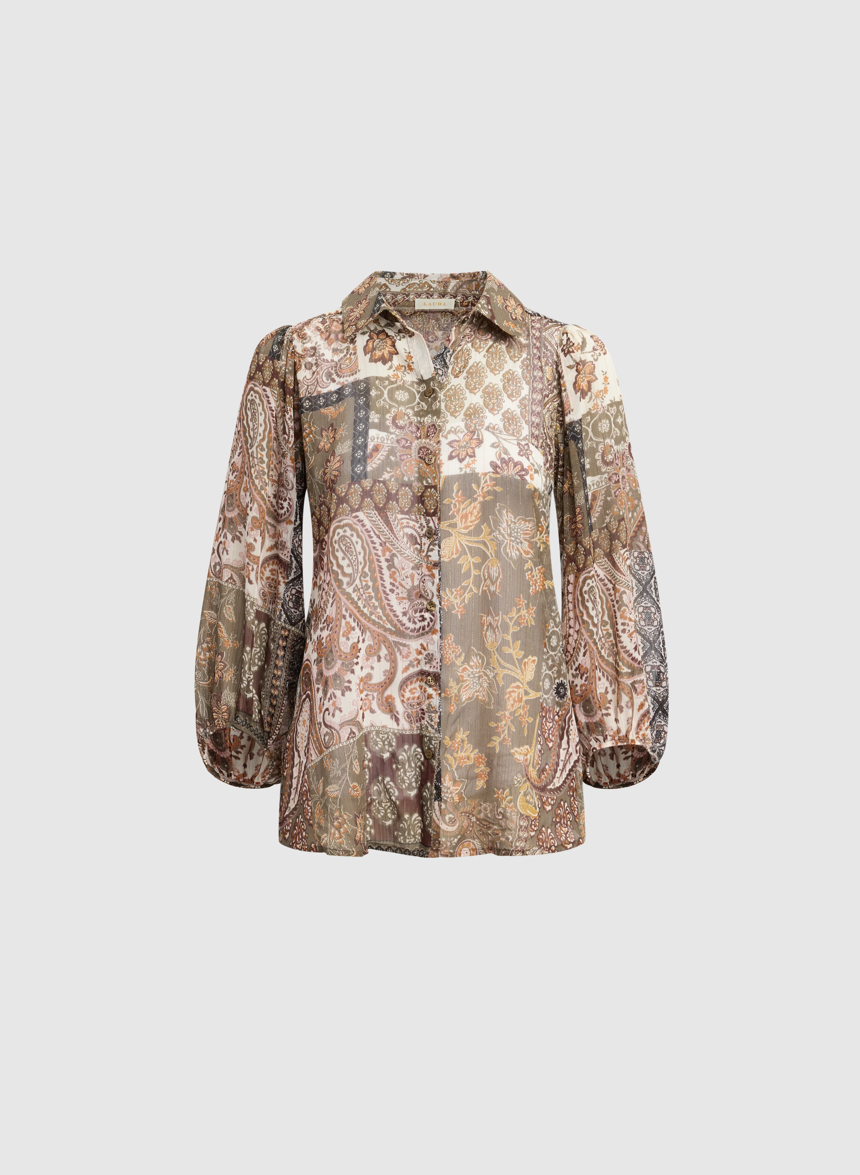 Paisley Patchwork Blouse - Image 6