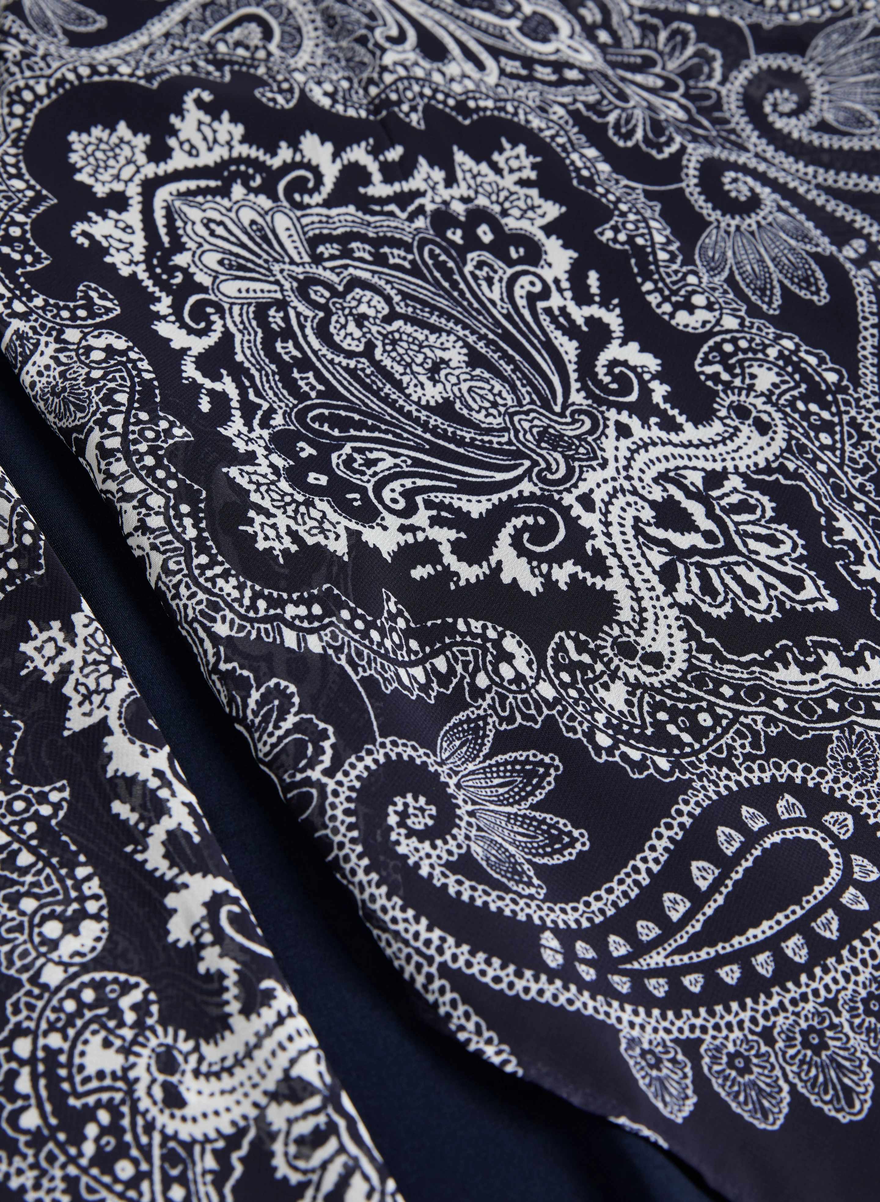 Paisley Print Fooler Cardigan Dress - Image 6