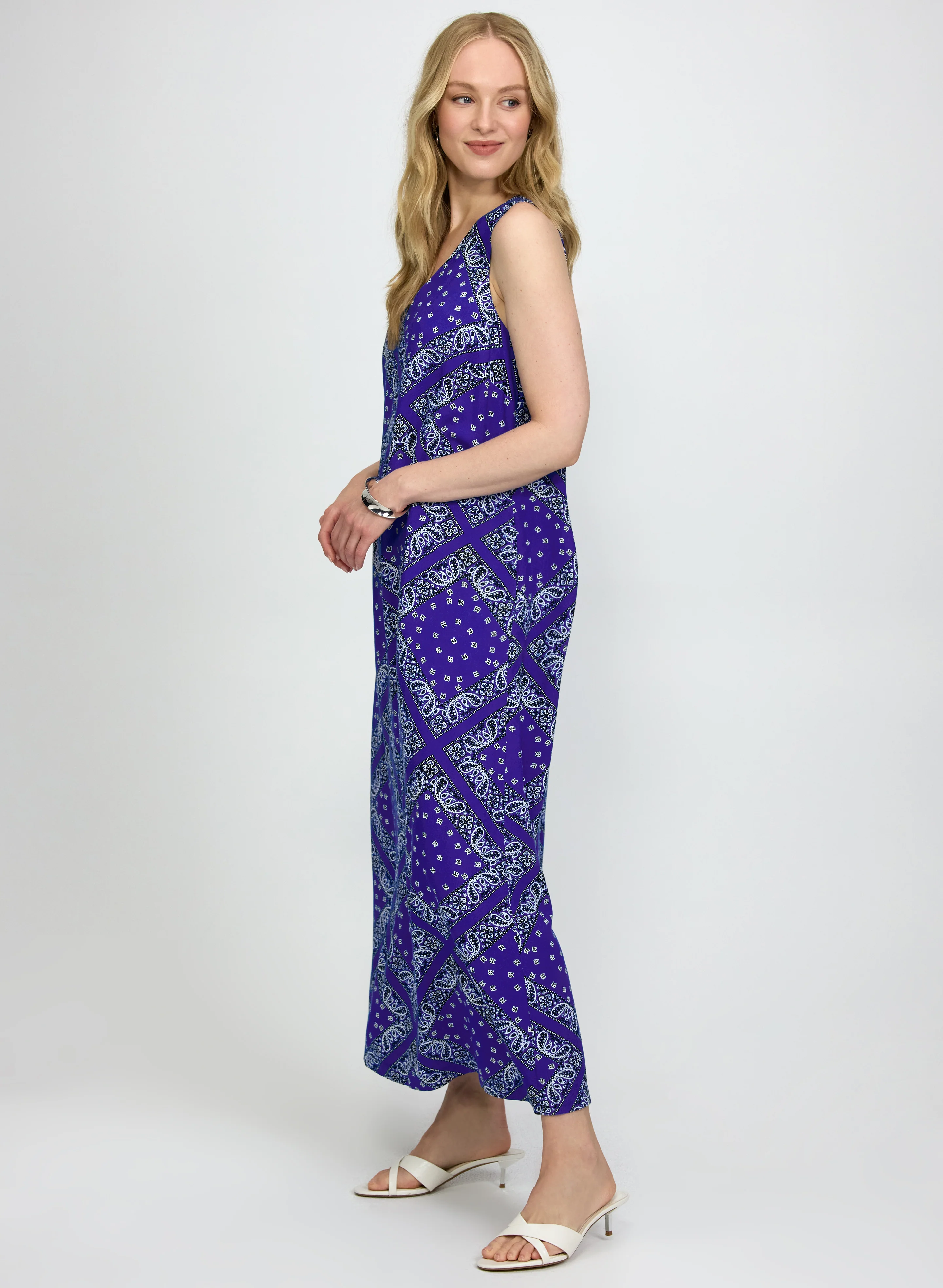 Paisley Print Maxi Dress - Image 2