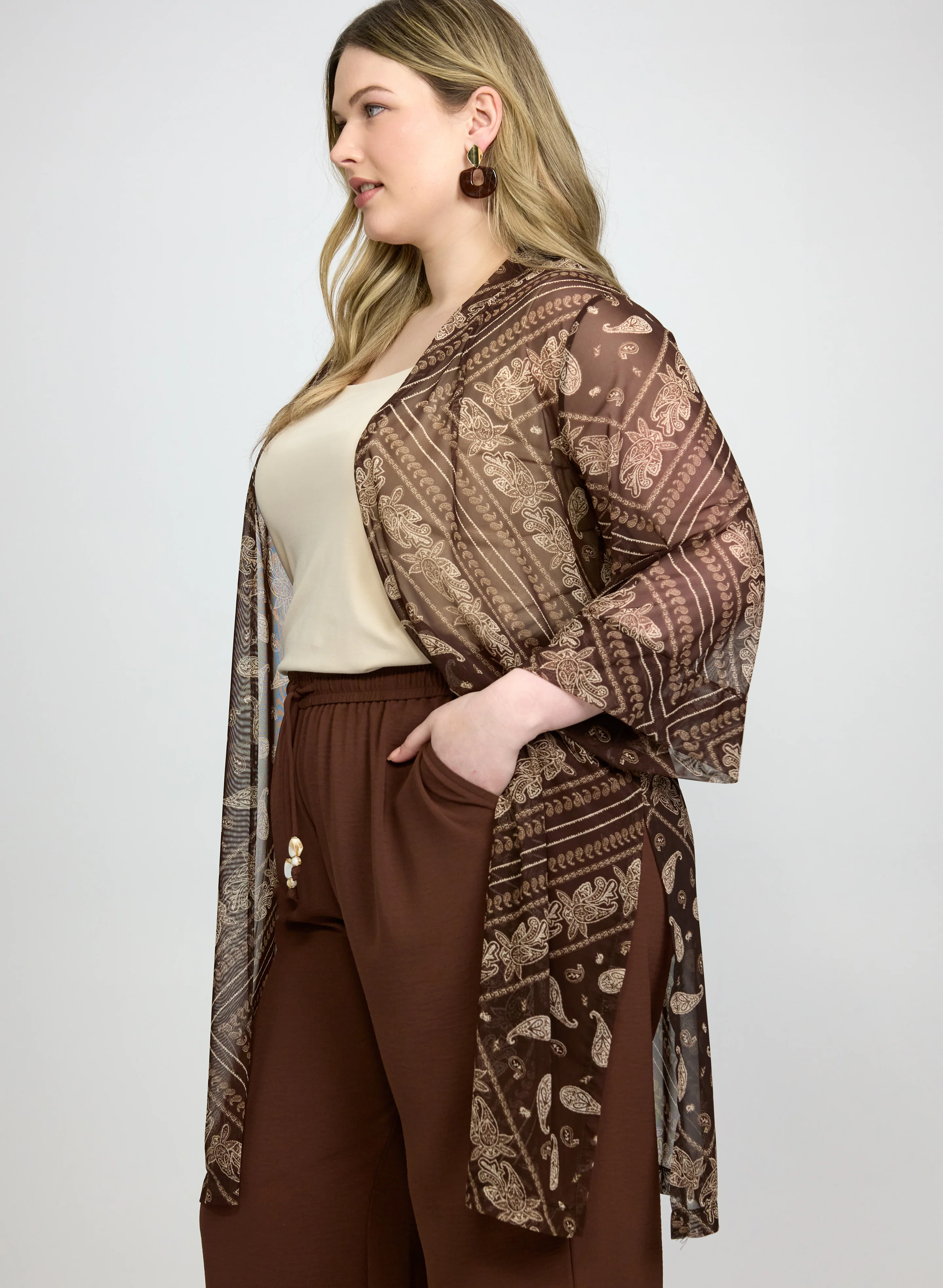 Paisley Print Open Top - Image 4