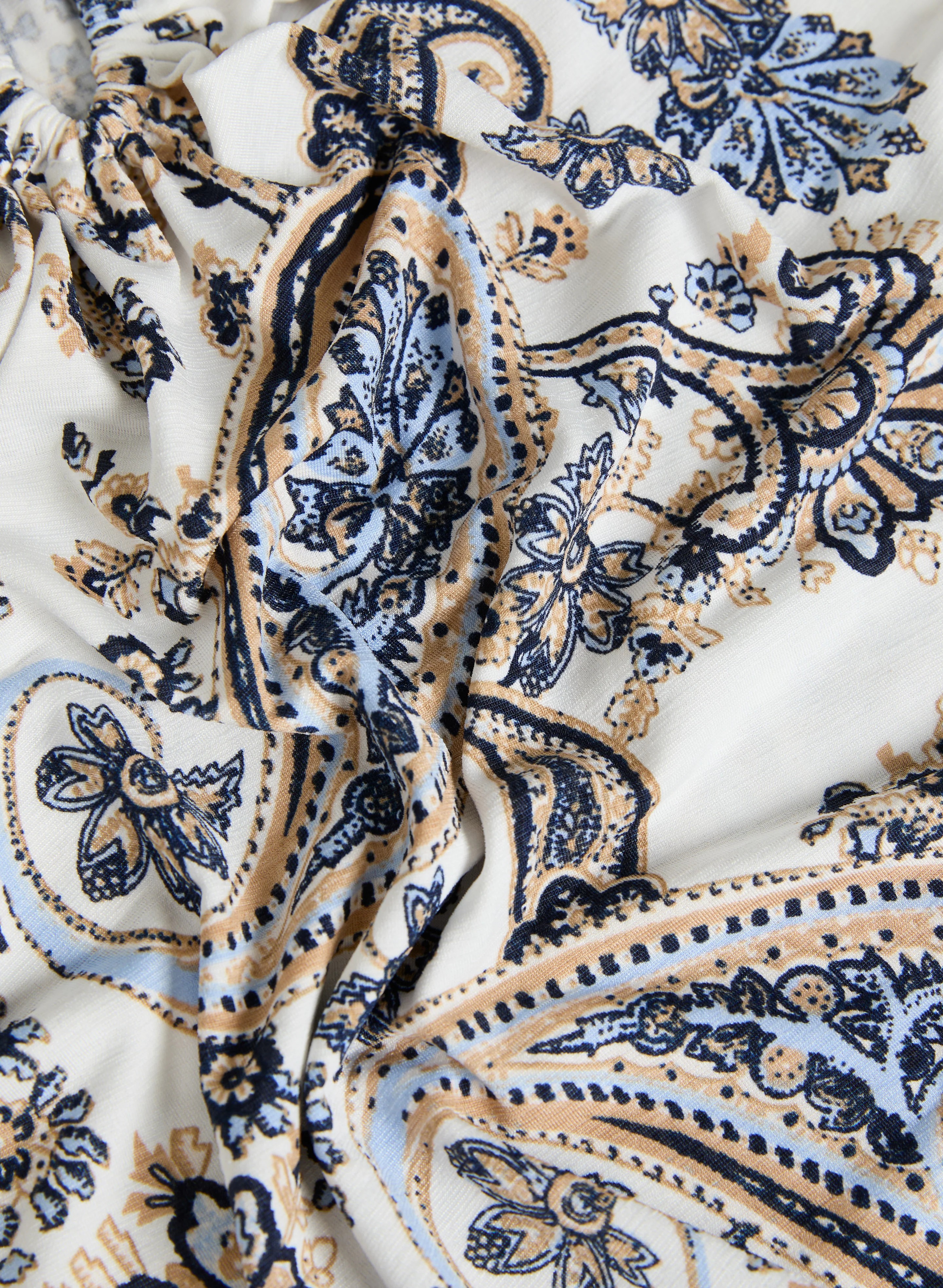 Paisley Print Ring Detail Top - Image 7