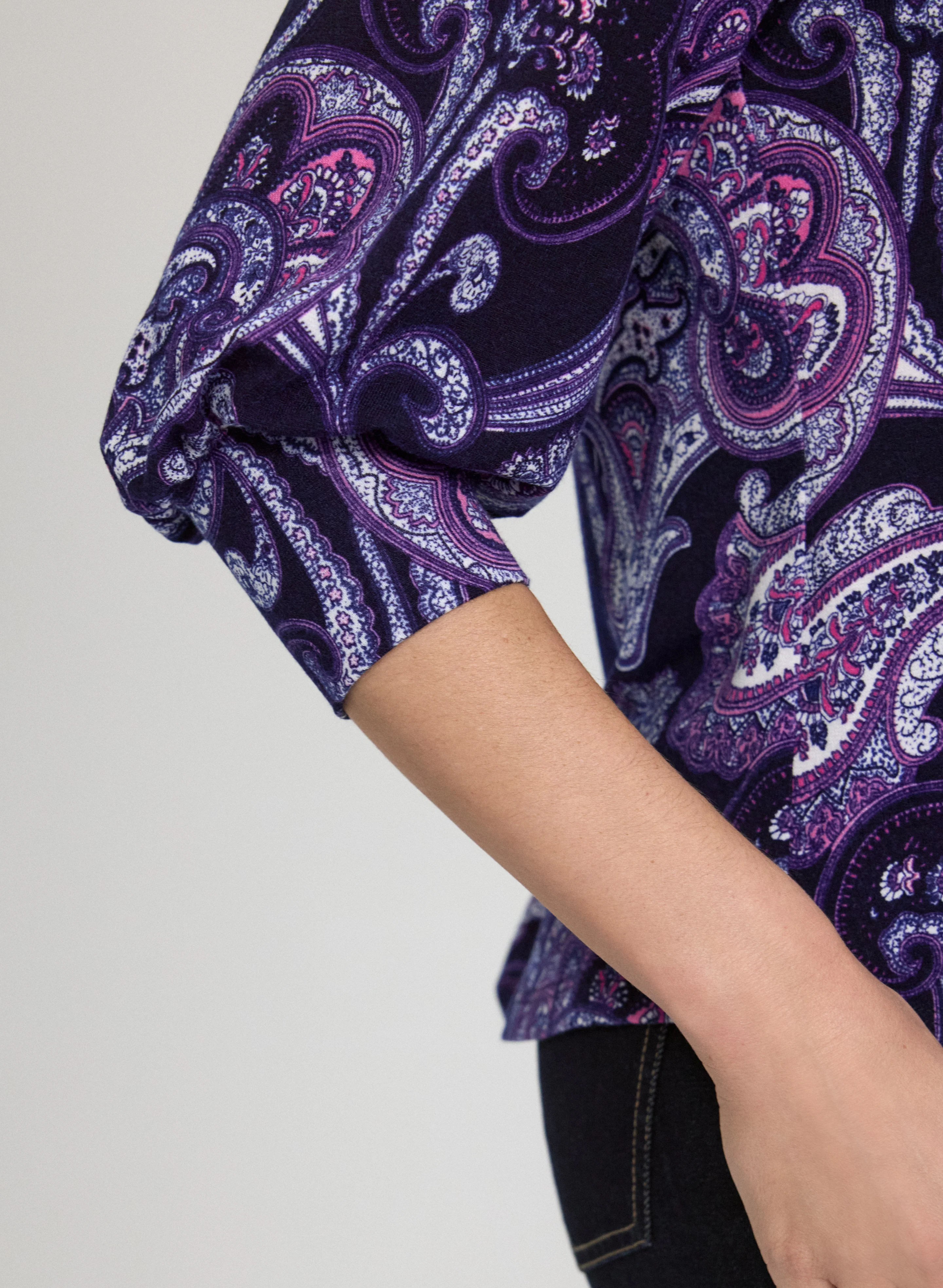 Paisley Print Sweater - Image 5