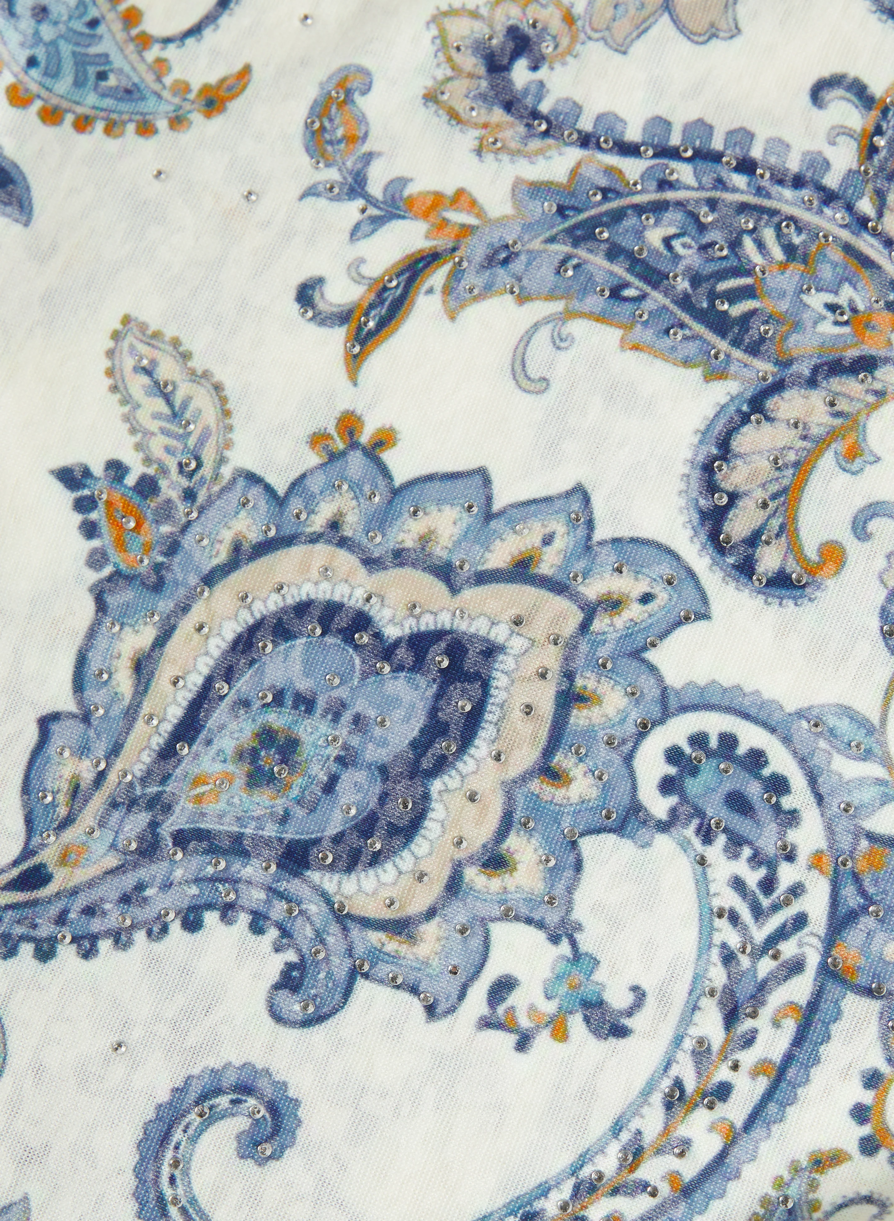 Paisley Print T-Shirt - Image 7