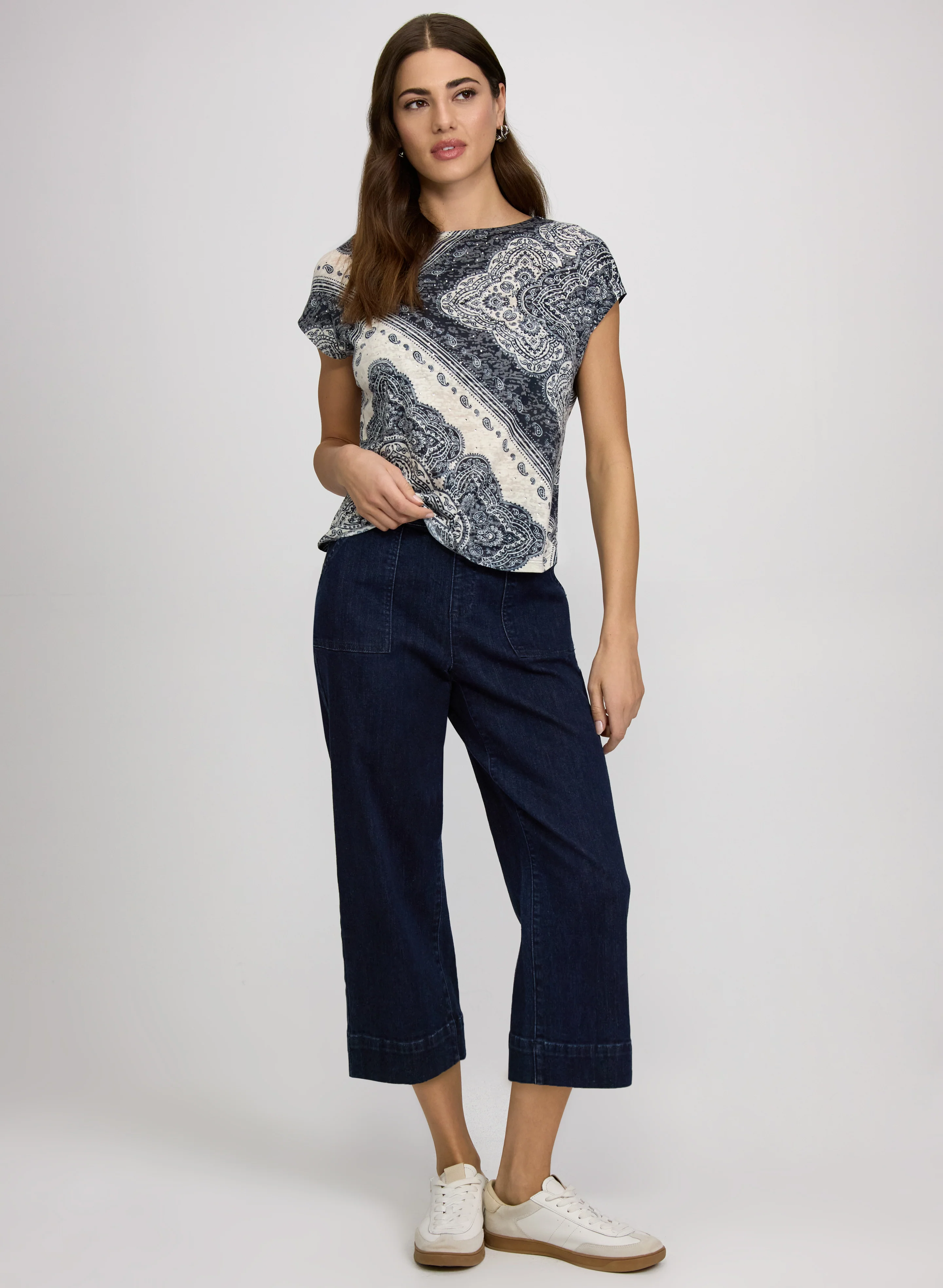 Paisley Print T-Shirt - Image 3
