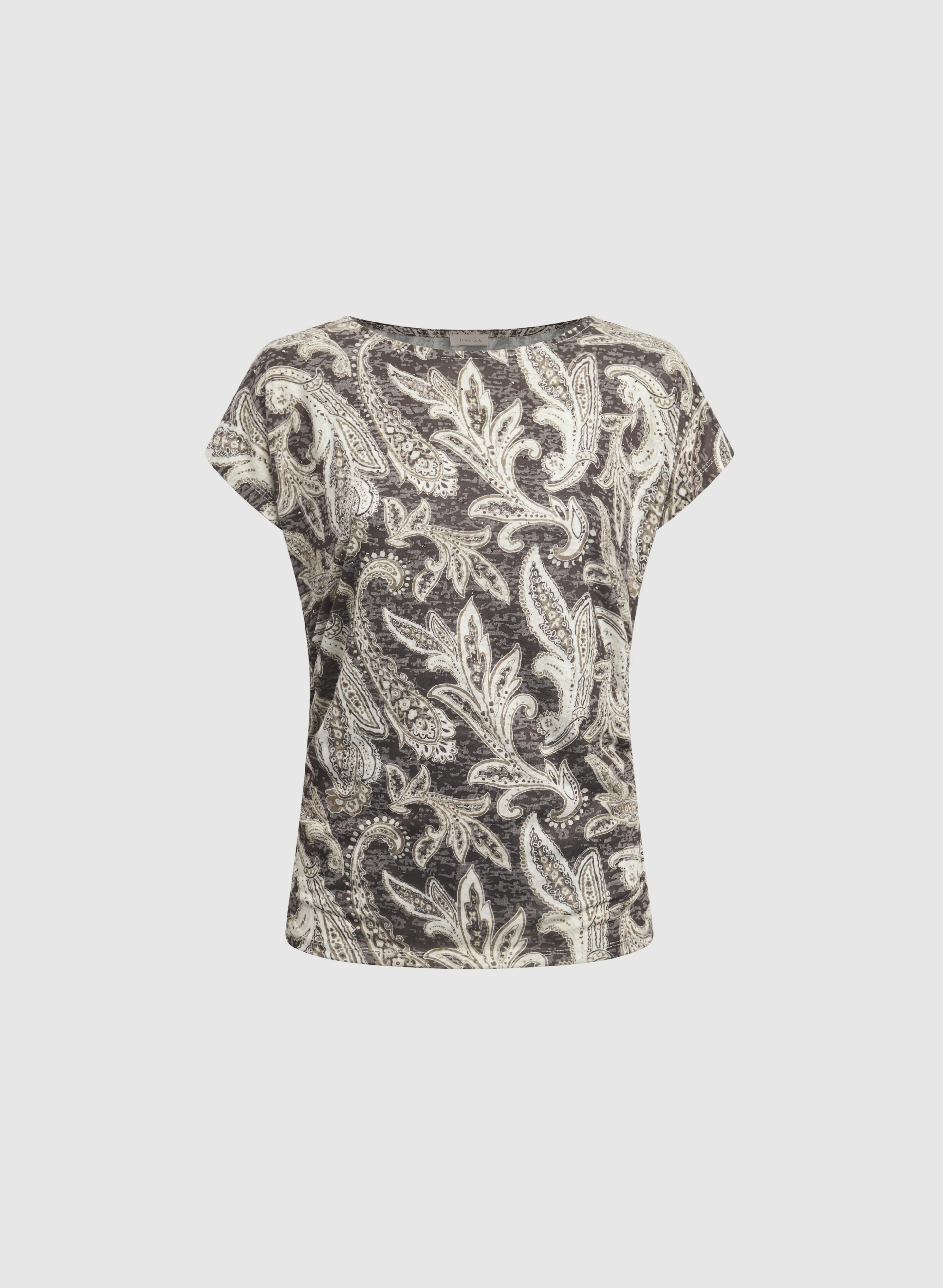 Paisley Print T-Shirt - Image 5