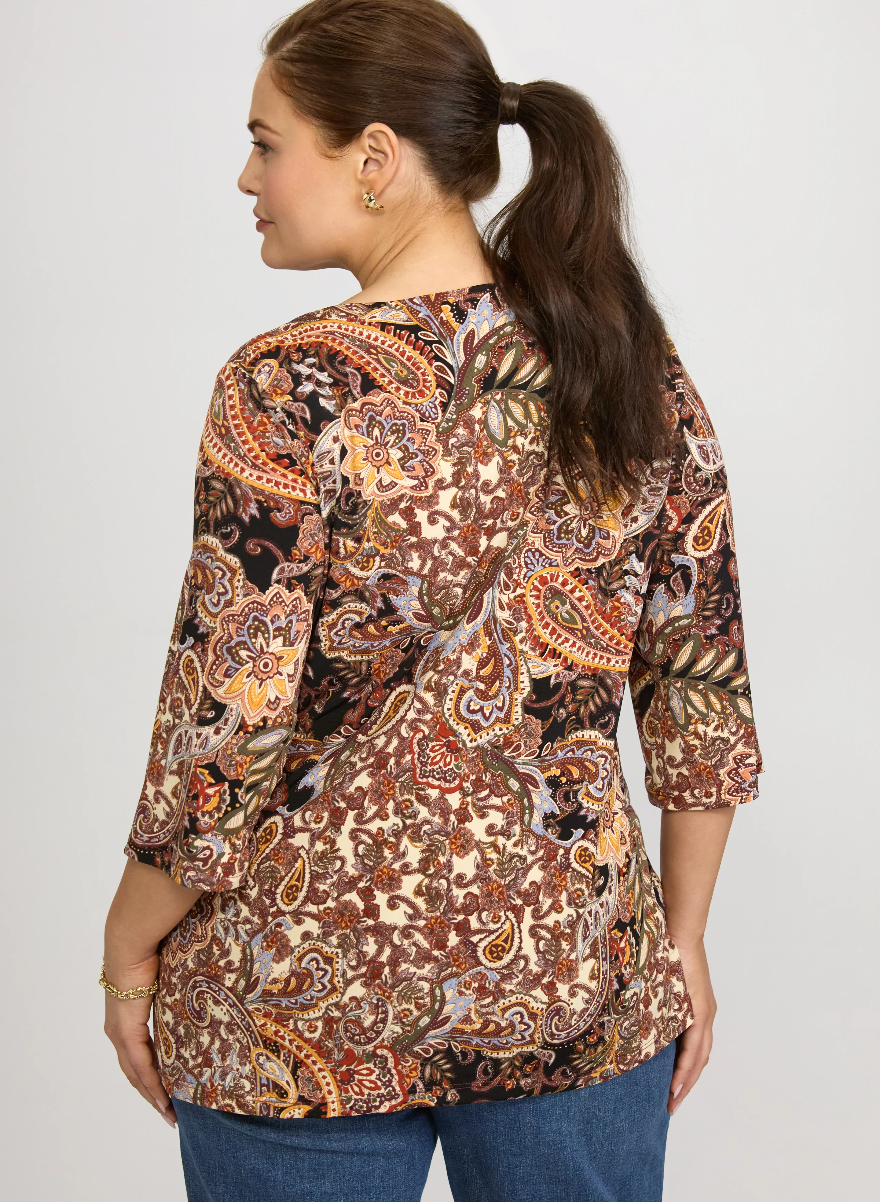 Paisley Print Top - Image 4