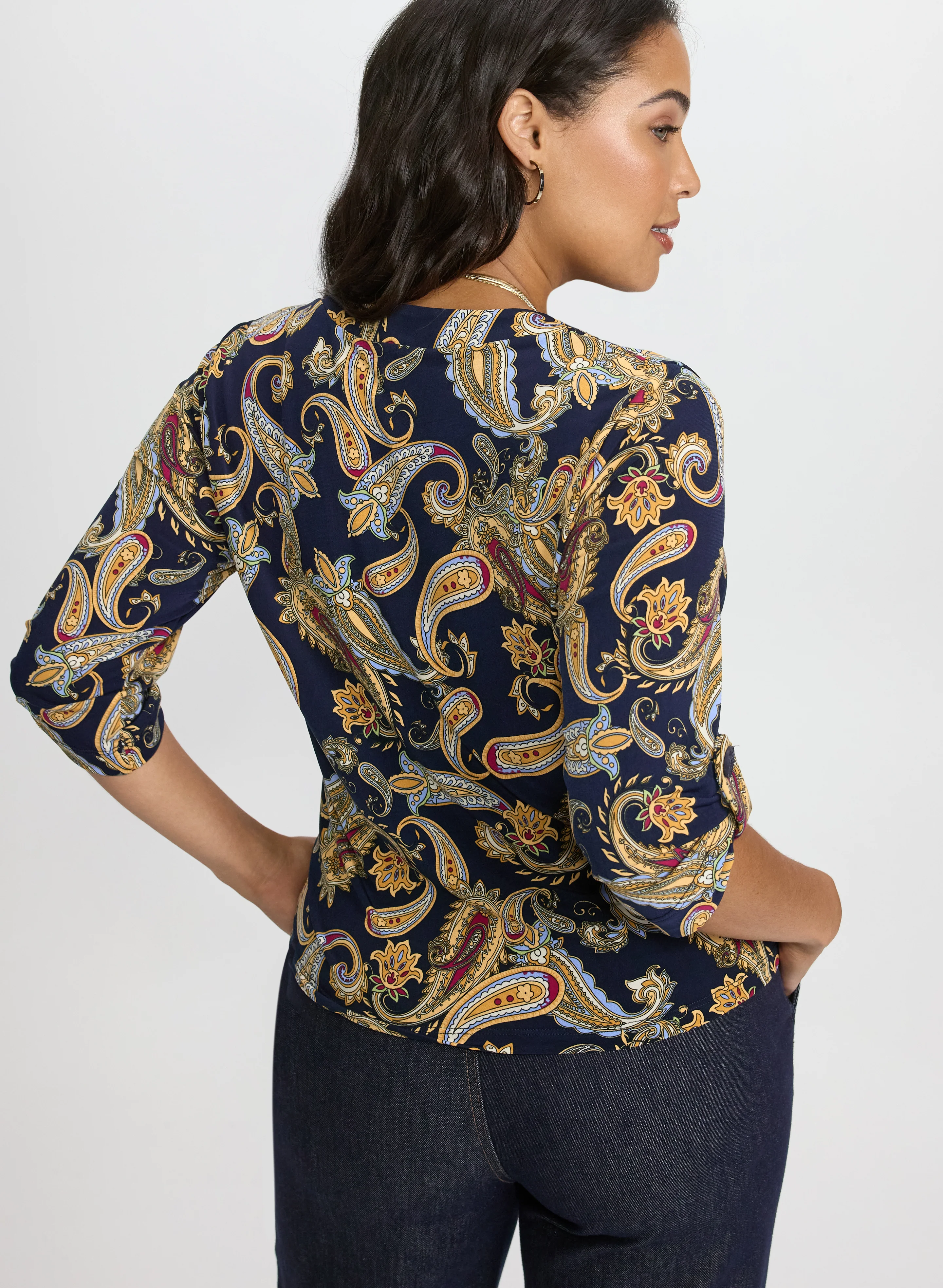 Paisley Print Top - Image 4