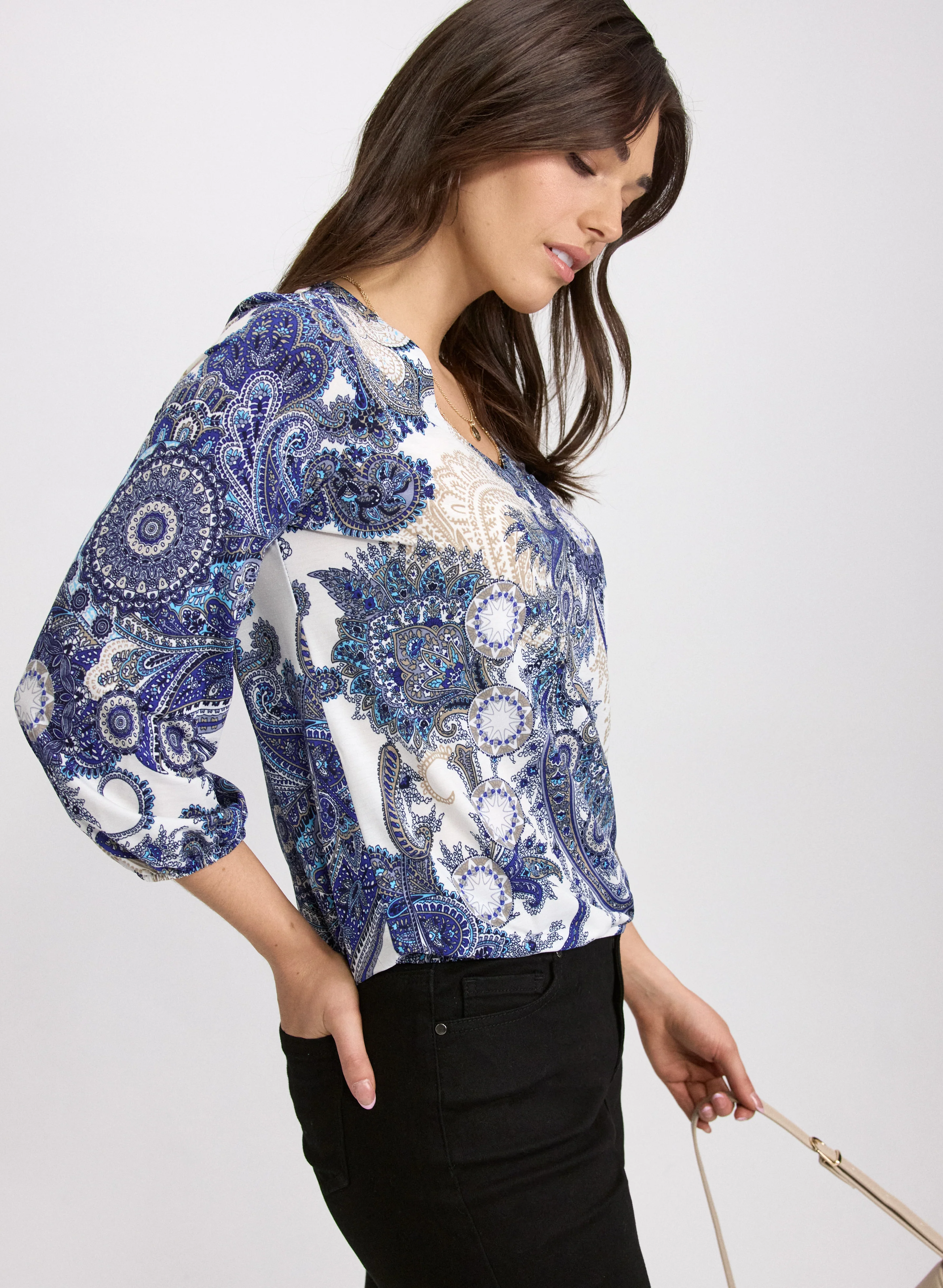 Paisley Print Top - Image 2