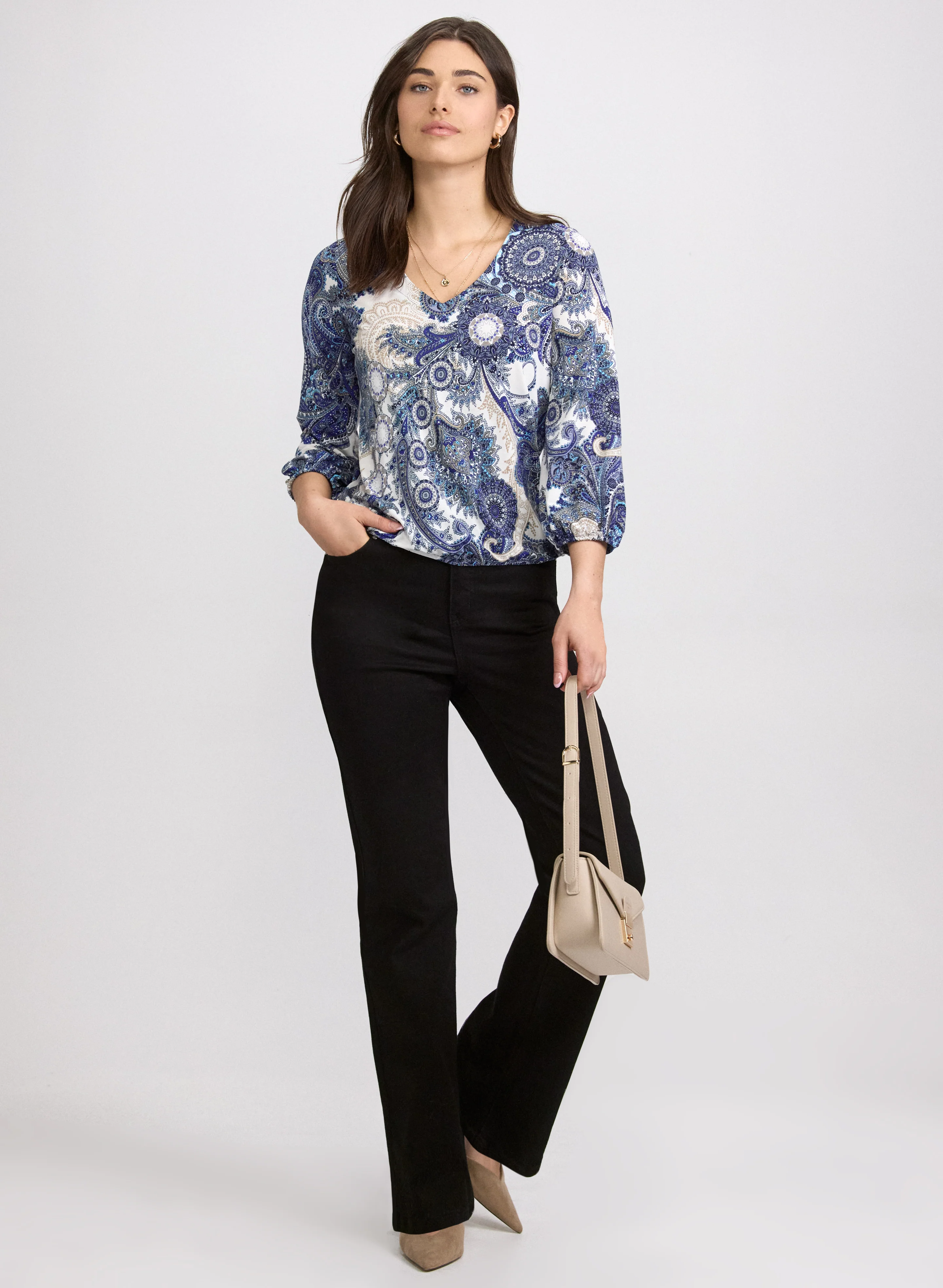 Paisley Print Top - Image 3