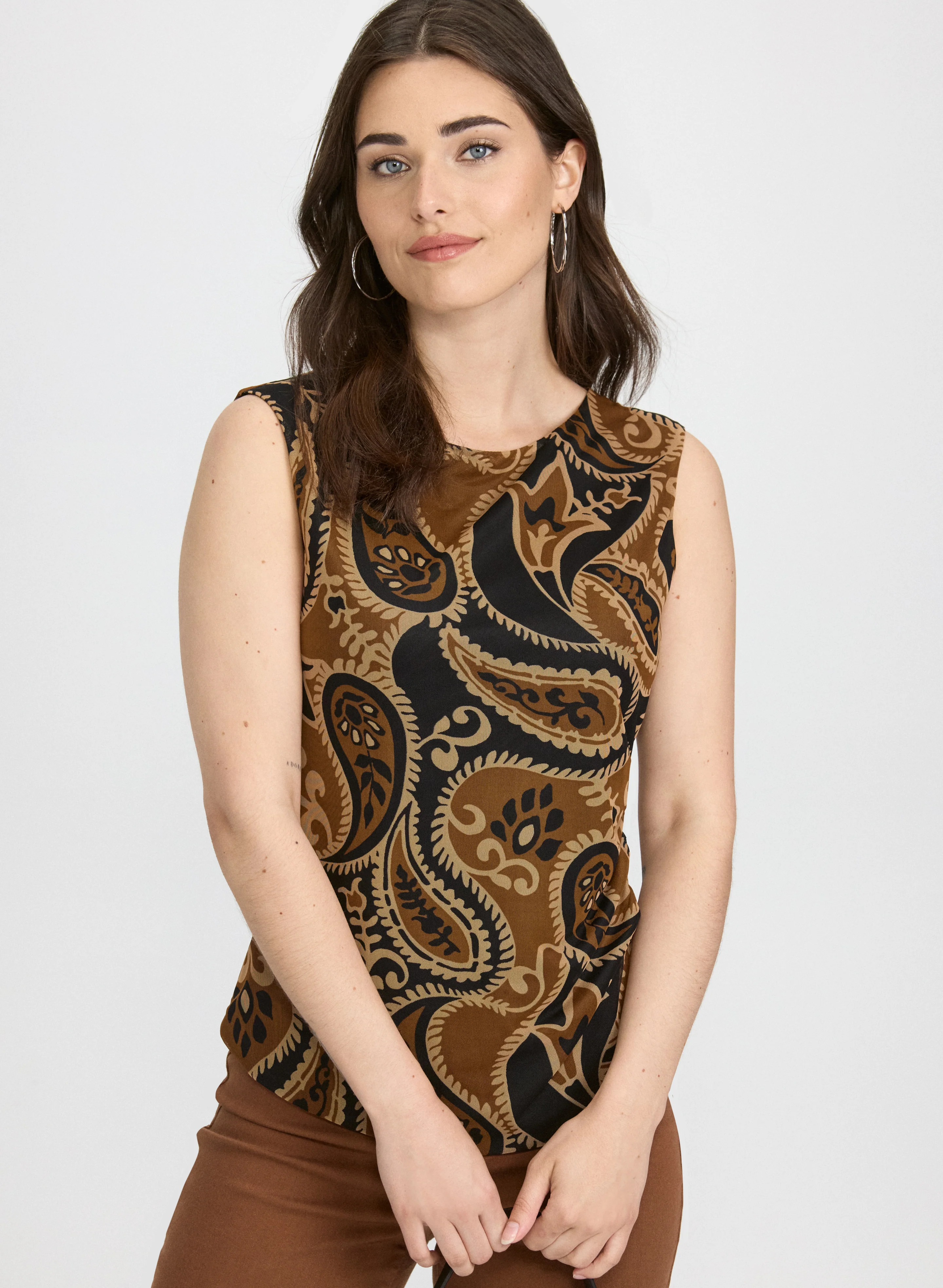 Paisley Print Top