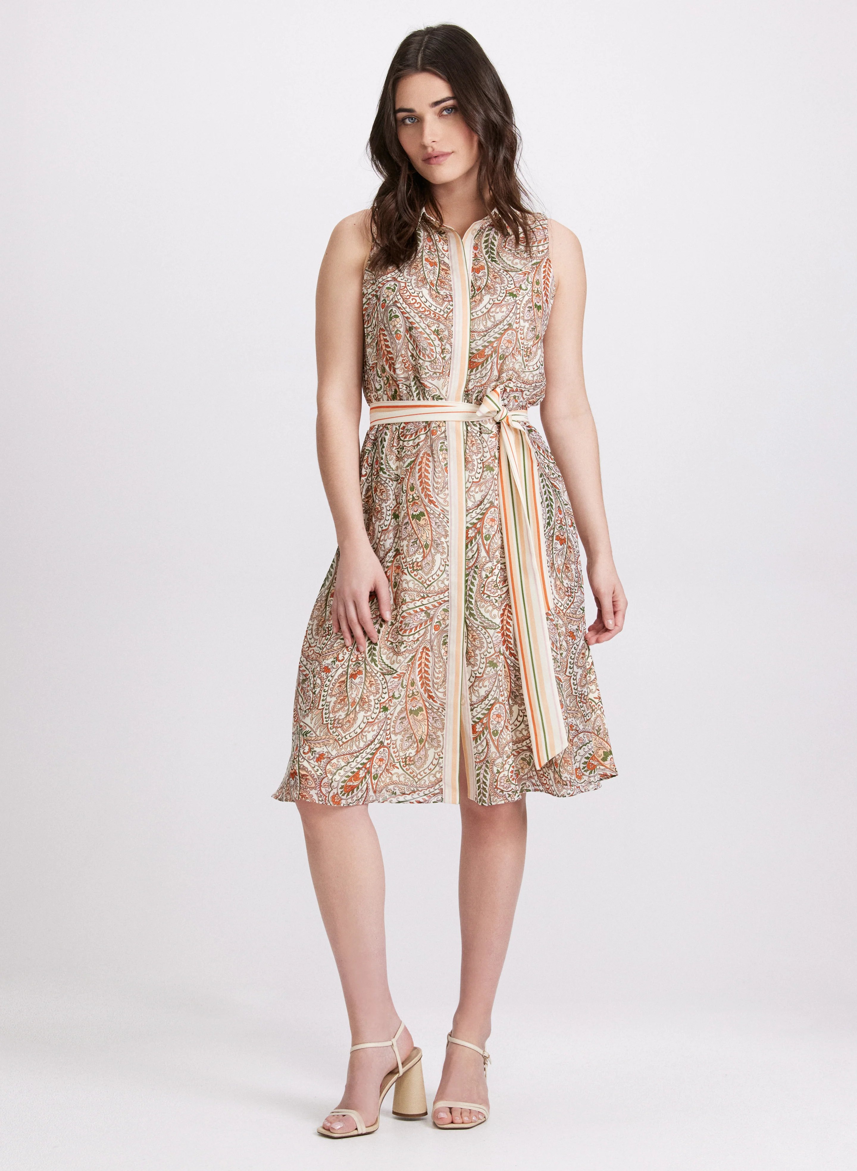 Paisley Shirt Dress