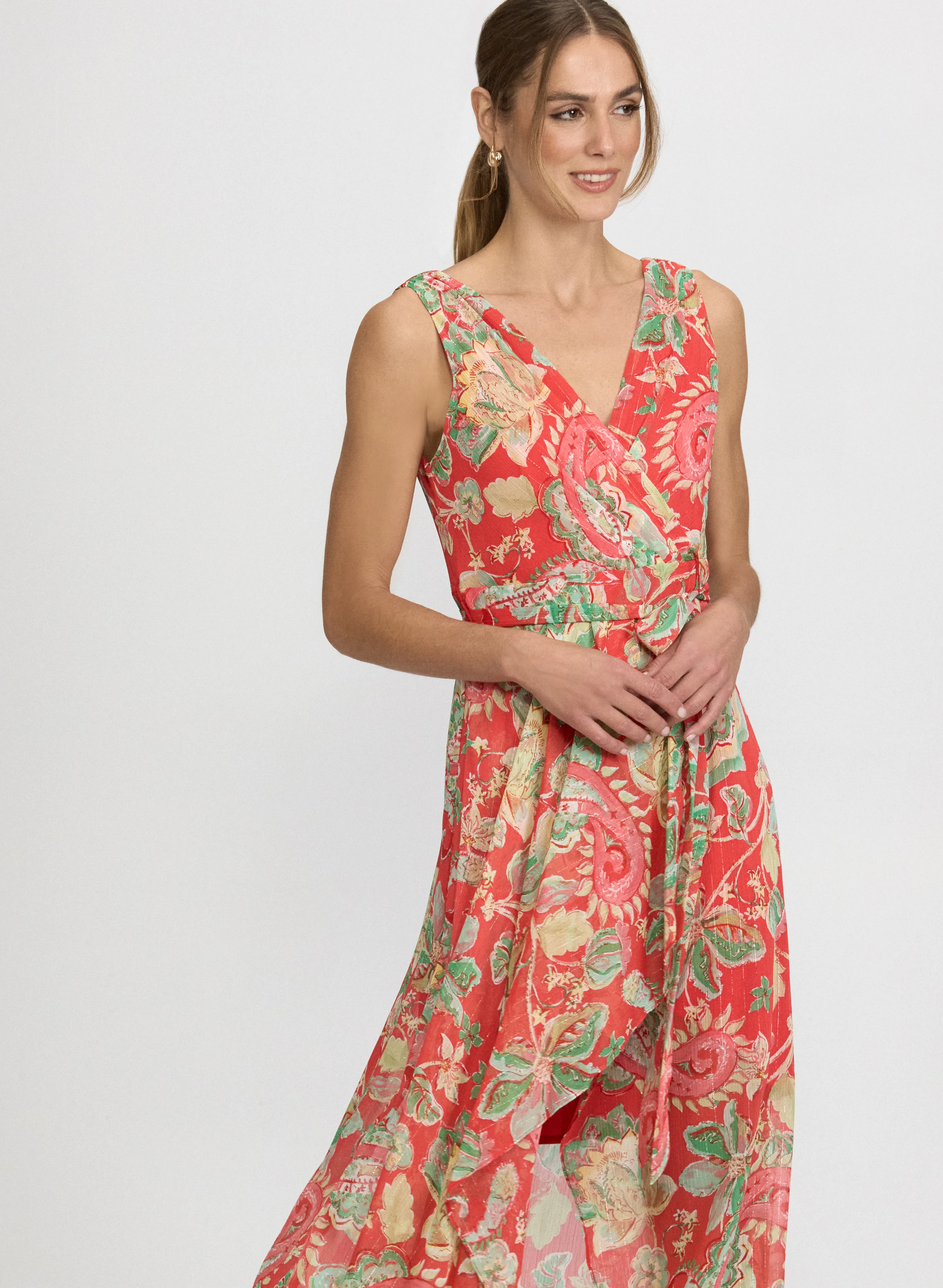 Paisley Sleeveless Maxi Dress - Image 4
