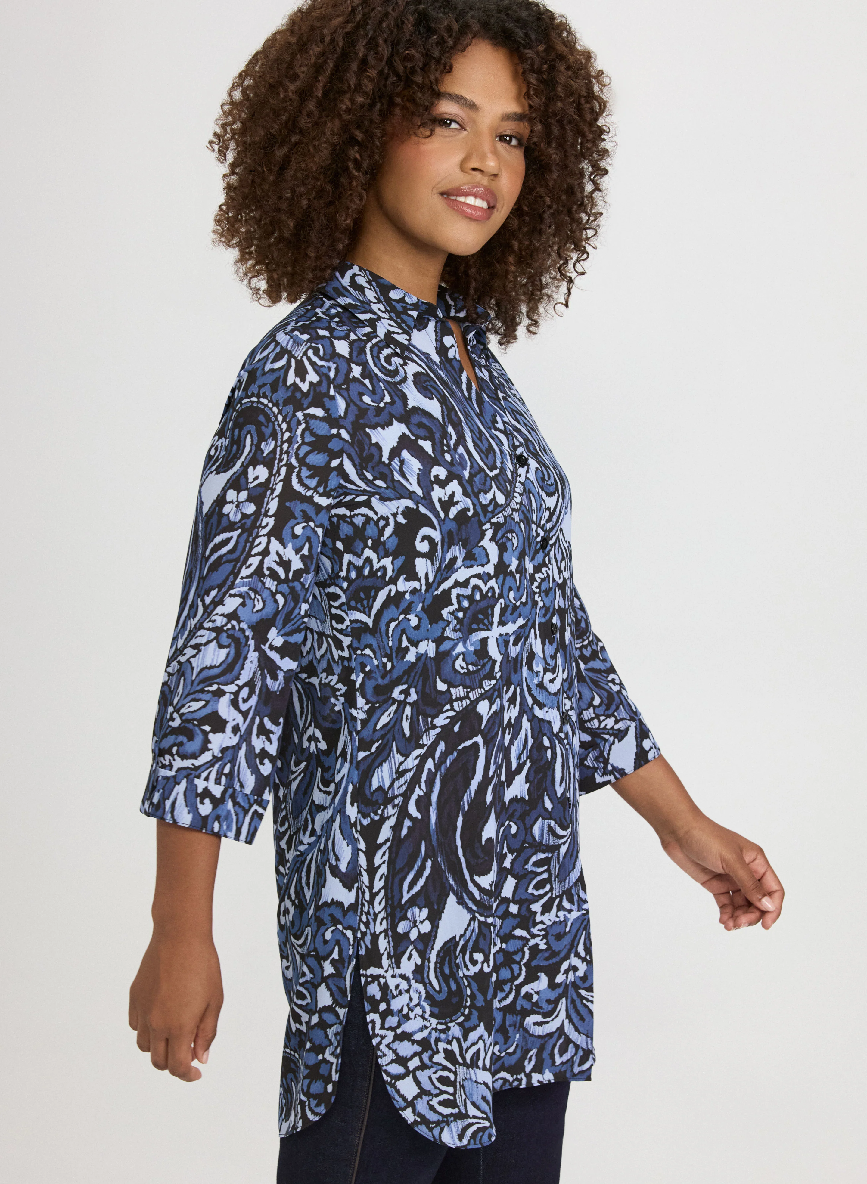 Paisley Tunic Blouse - Image 2