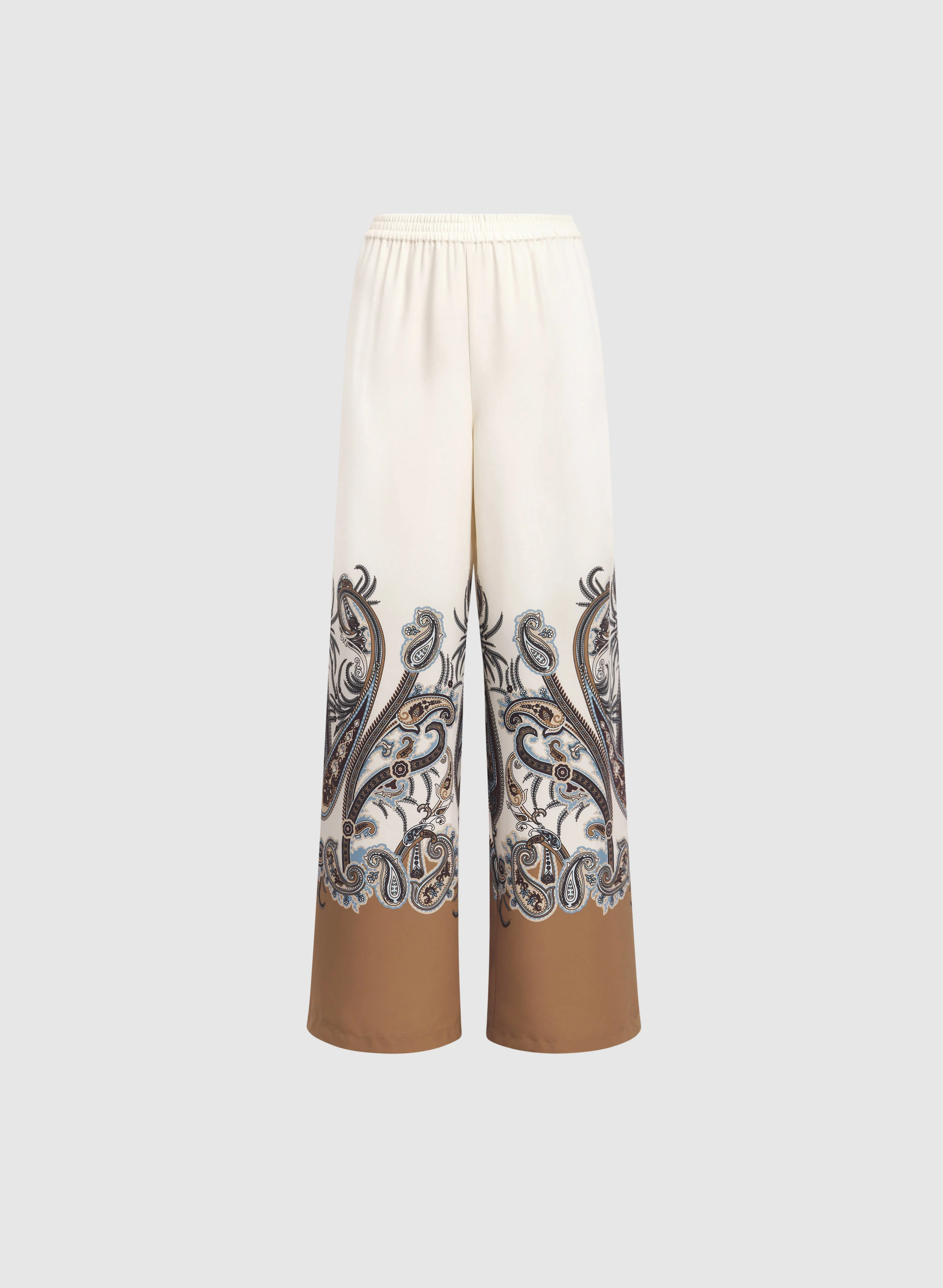 Paisley Wide-Leg Pants - Image 6