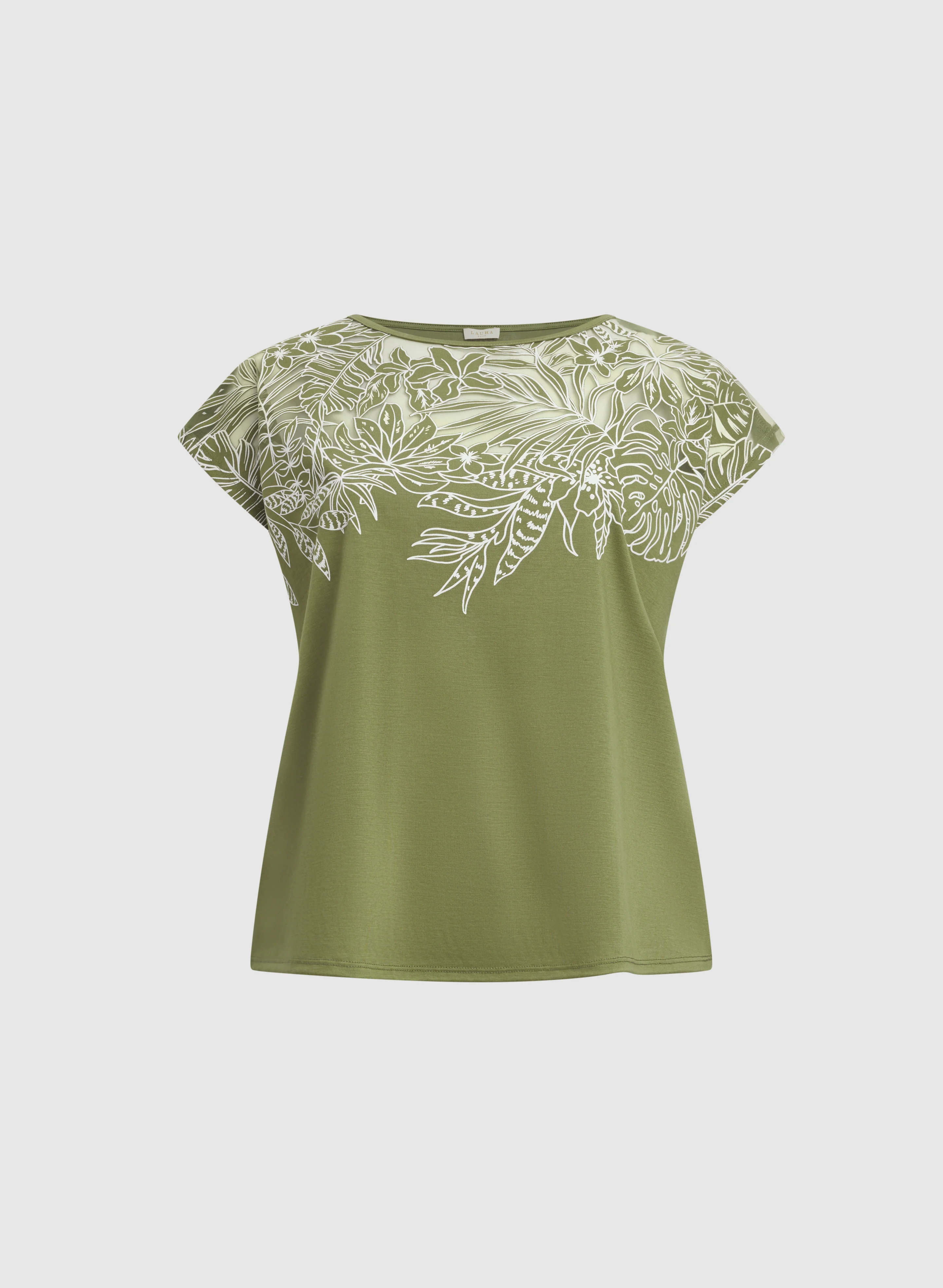 Palm Leaf Applique T-Shirt - Image 6